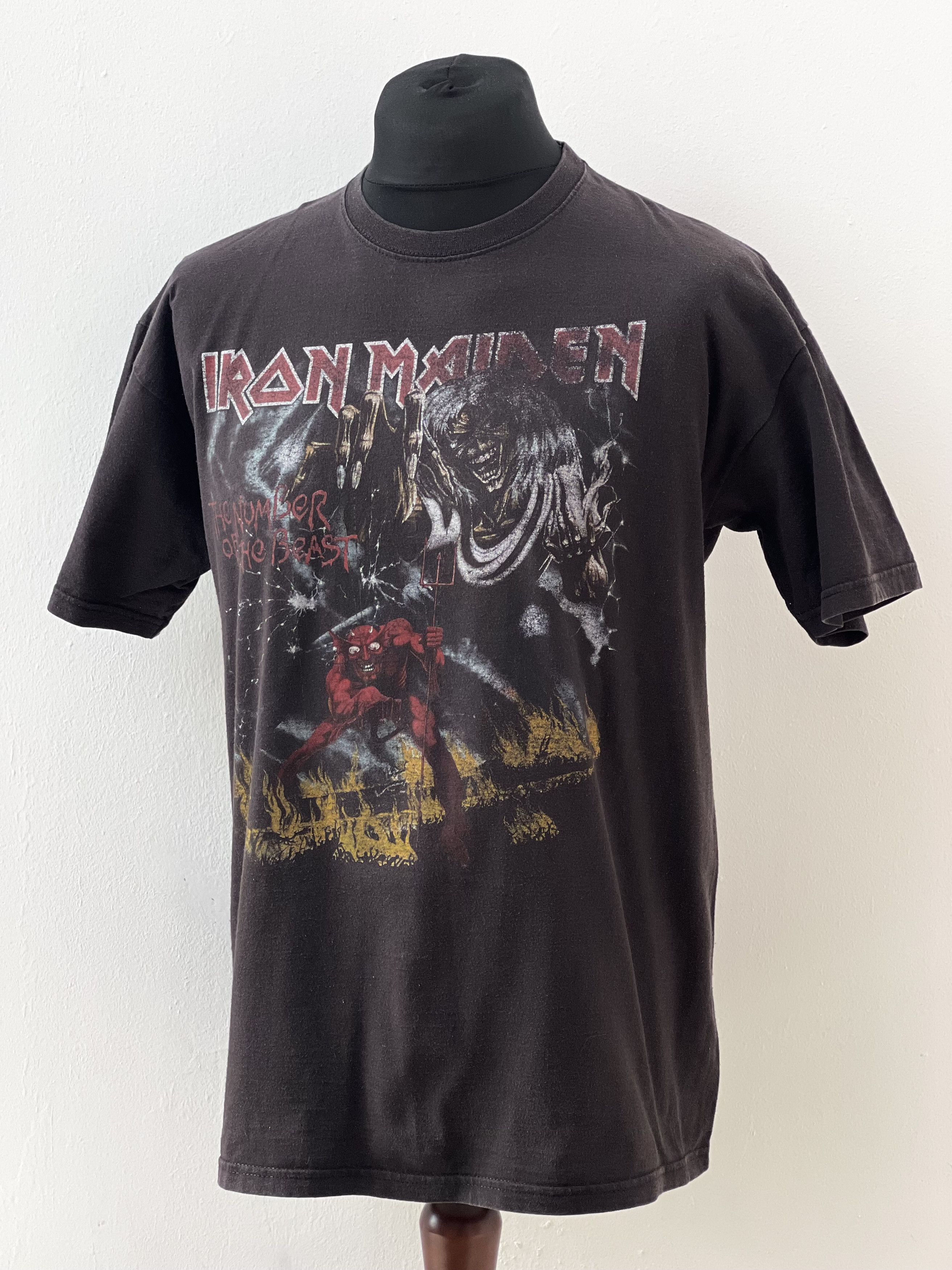 Fruit Of The Loom × Iron Maiden × Vintage Fruit of the Loom x Iron Maiden vintage t-shirt Size US L / EU 52-54 / 3 - 5 Thumbnail