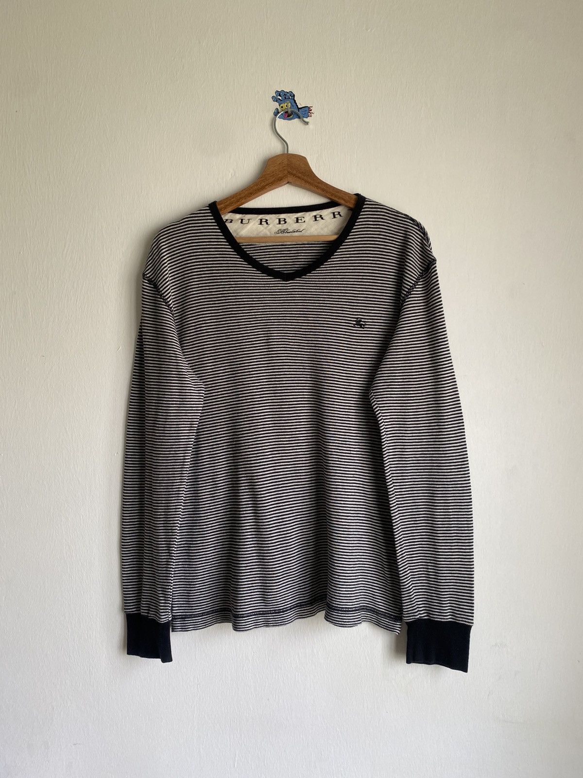 Burberry × Burberry Prorsum Burberry Blue Label Stripe Tee Size US L / EU 52-54 / 3 - 1 Thumbnail