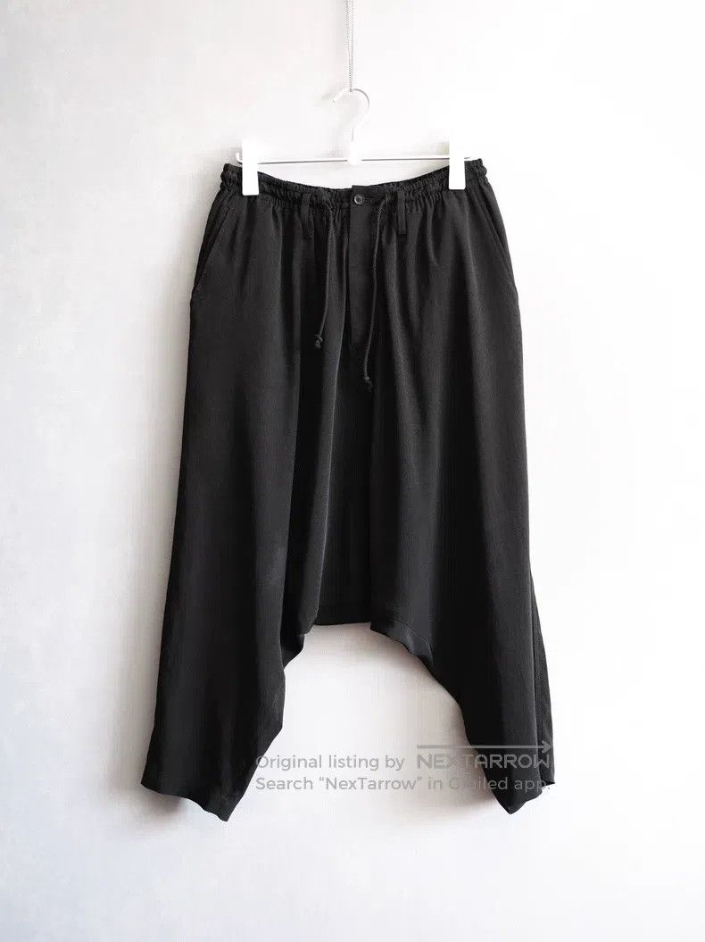 Yohji Yamamoto YOHJI YAMAMOTO size M Low-waisted Pleated Three Acetate Pa Size US 27 - 1 Thumbnail