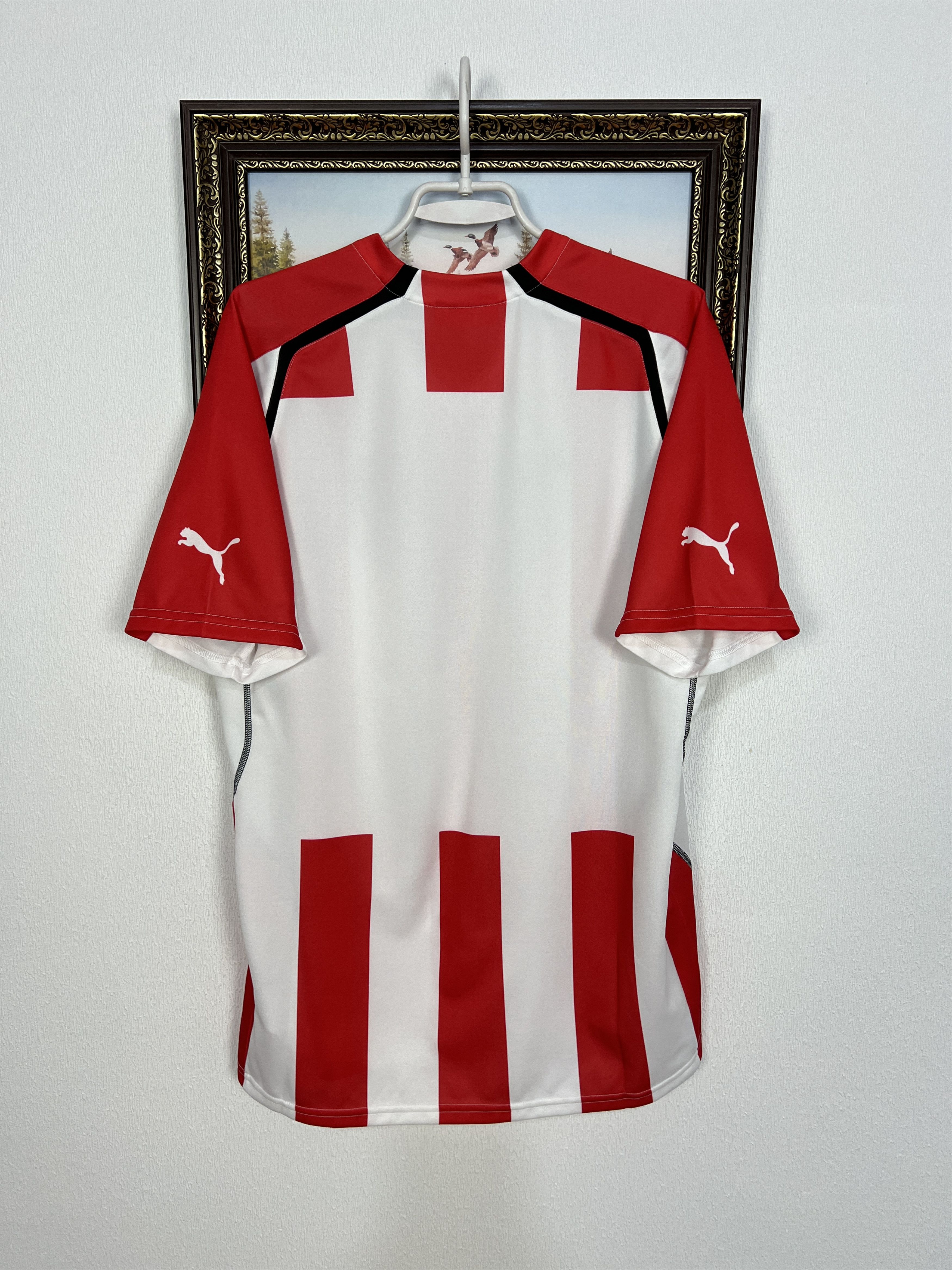Puma Olympiacos football shirt 2005 Soccer Jersey Trikot Rare Size US XL / EU 56 / 4 - 8 Thumbnail