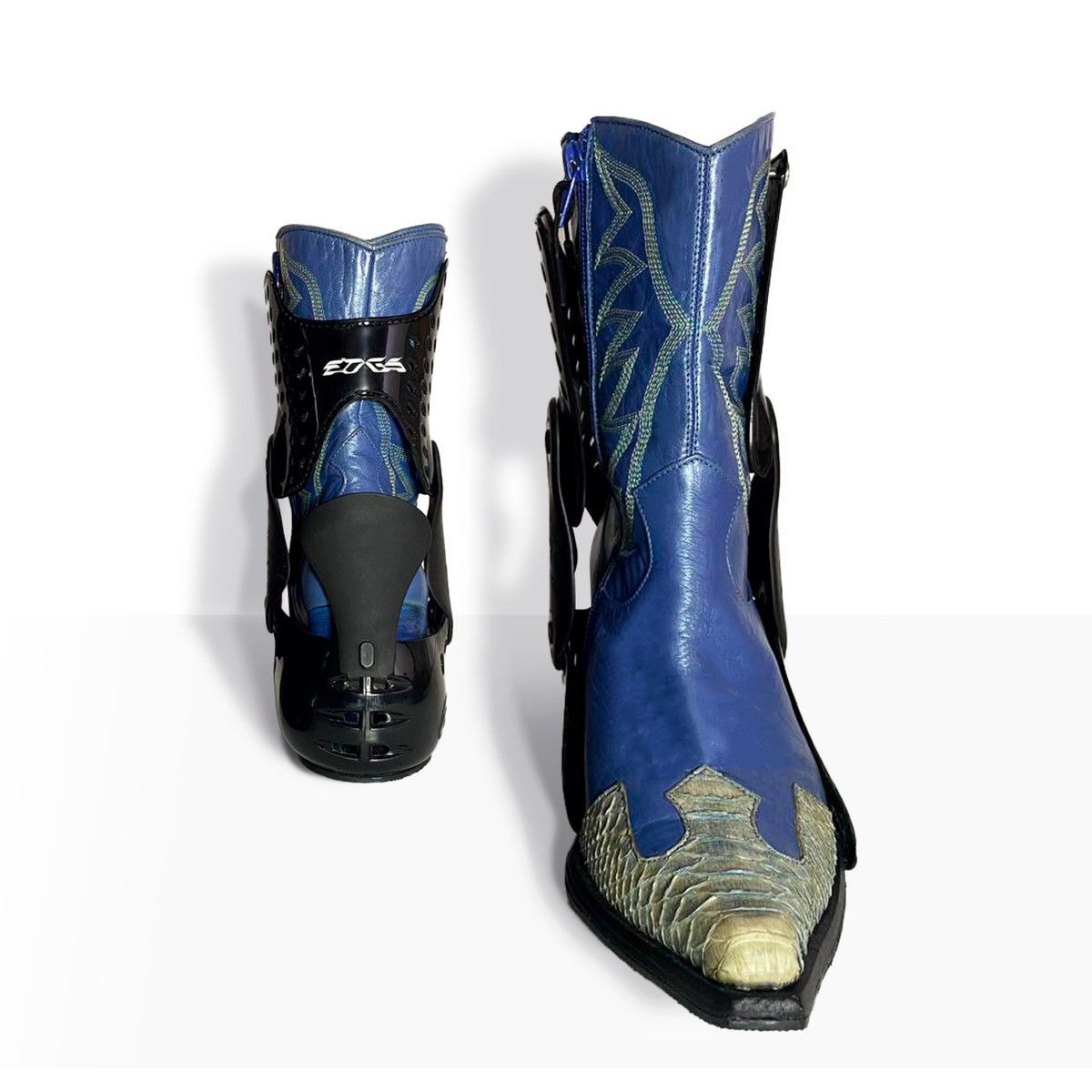 Alpinestars × Japanese Brand × Vintage 1of1 Cowboy Boots Size US 6.5 / IT 36.5 - 4 Thumbnail