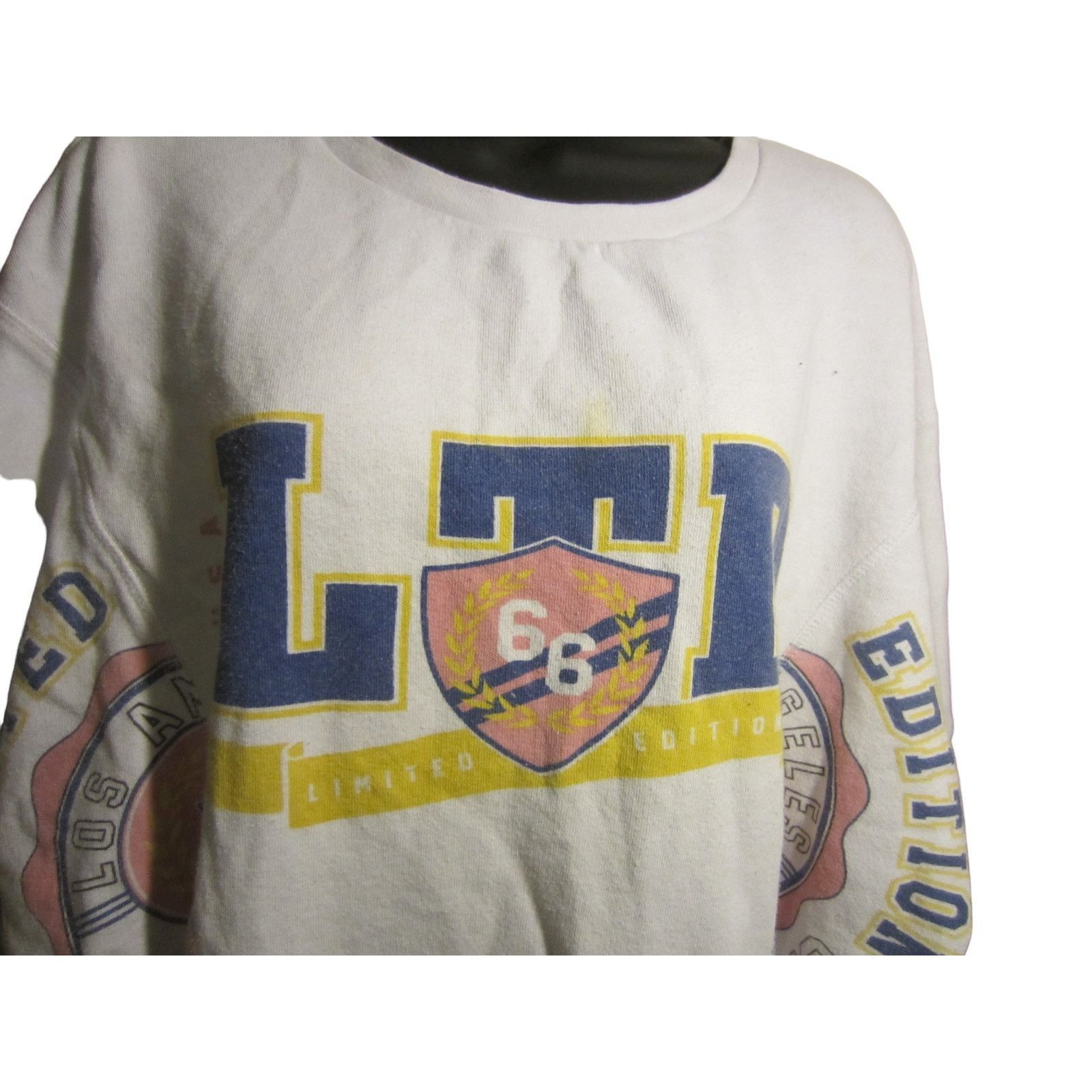 Other Y2K Streetwear Oversized White LTD Edition L.A. Hearts L Size L / US 10 / IT 46 - 3 Thumbnail