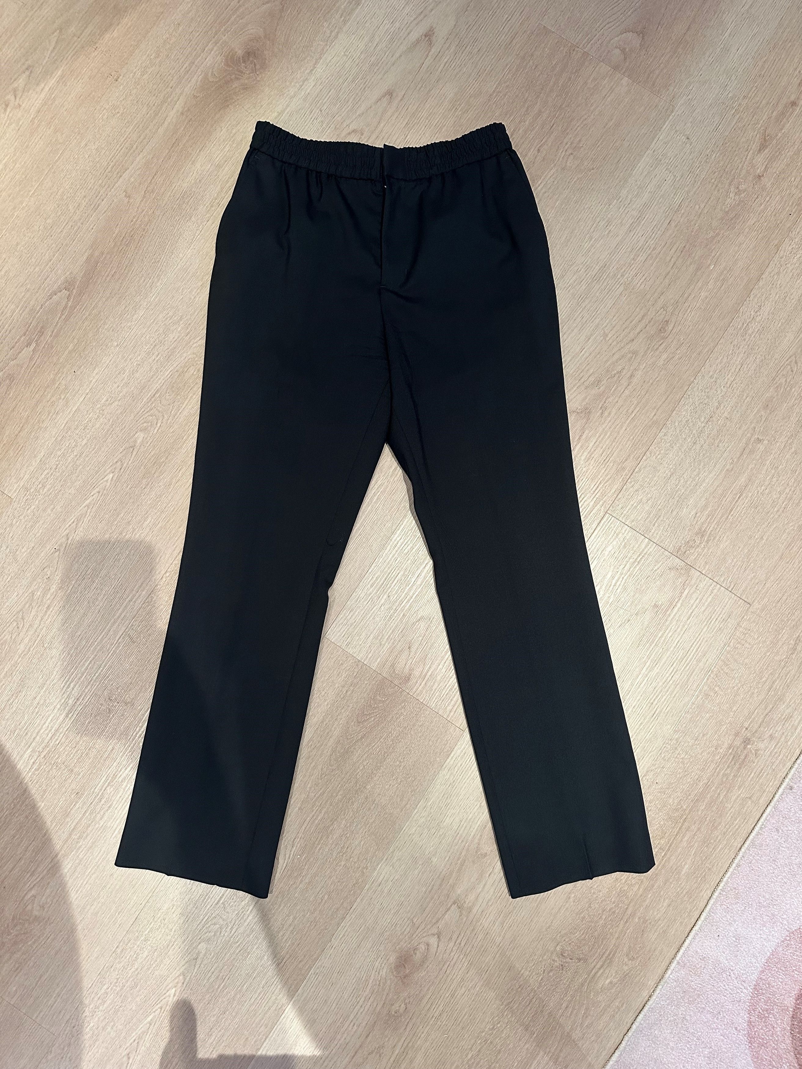 AMI AMI Paris Elasticated Waistband Straight-Leg Trousers Size US 30 / EU 46 - 2 Thumbnail