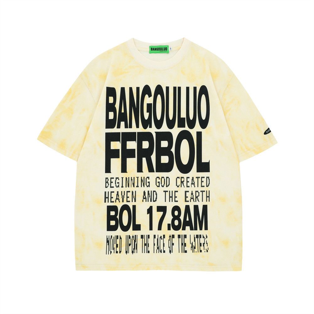 Japanese Brand × Vintage Men's casual loose printed letter short-sleeved tee Size US M / EU 48-50 / 2 - 1 Thumbnail