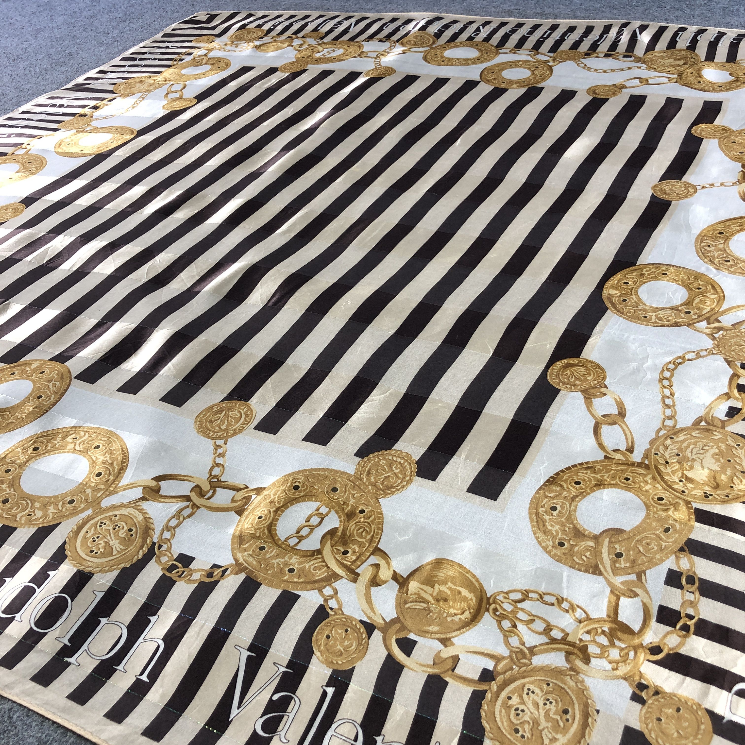 Vintage Vintage Rudolph Valentino Dots Silk Scarf M1225 Size ONE SIZE - 3 Thumbnail