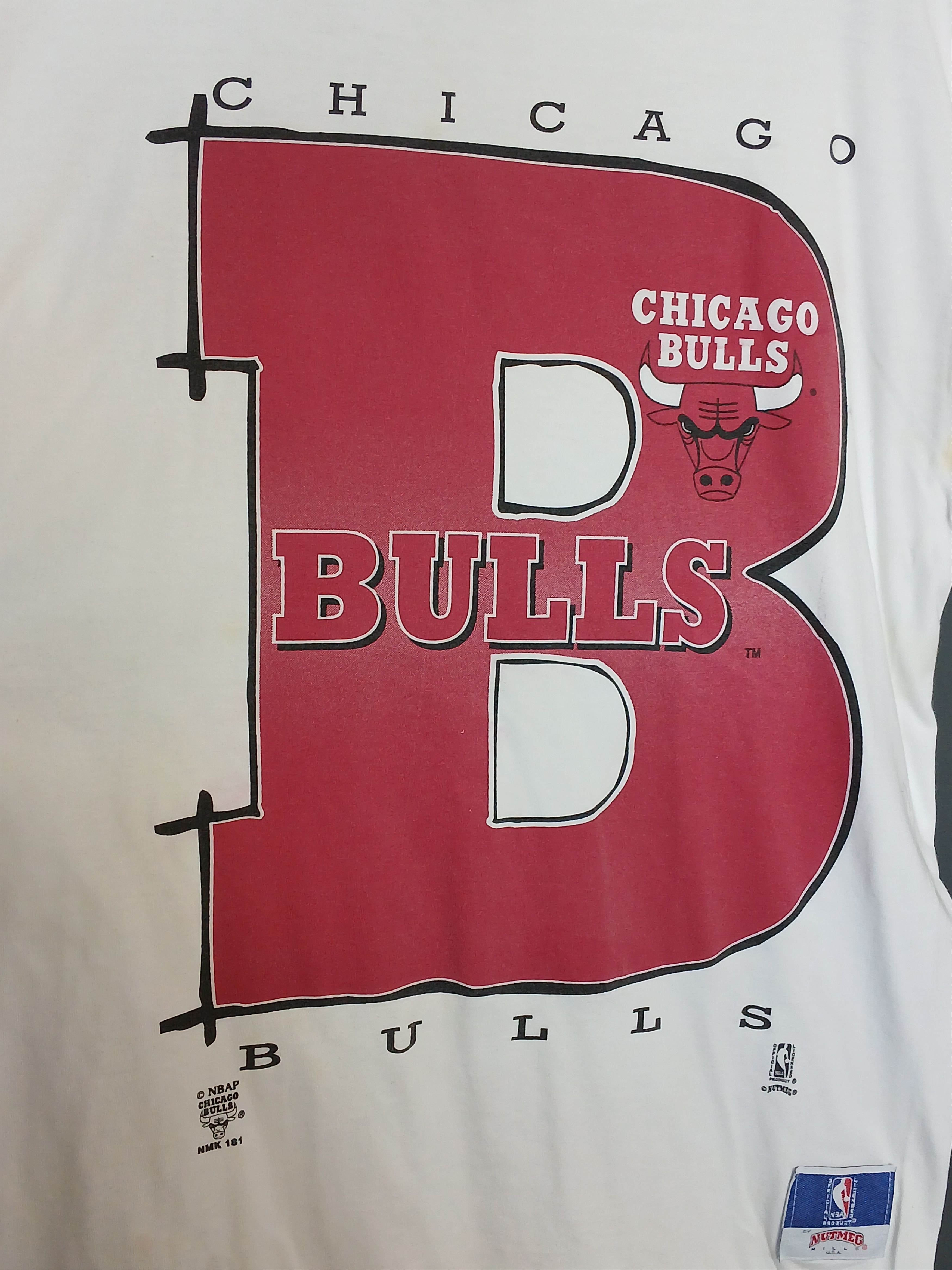 NBA × Vintage Vintage NBA Chicago Bulls Basketball T-Shirt Size US M / EU 48-50 / 2 - 3 Thumbnail