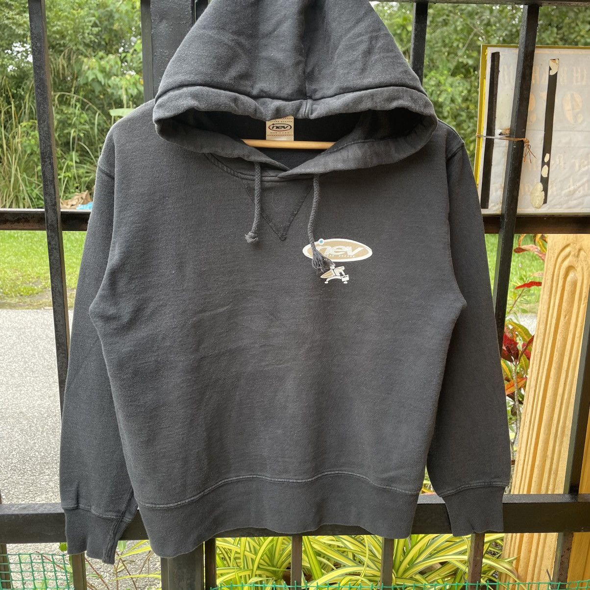 Vintage 🔥Vintage 90s NEV Future Shapes Surf Big Logo Pullover Hoodie Size US S / EU 44-46 / 1 - 6 Thumbnail