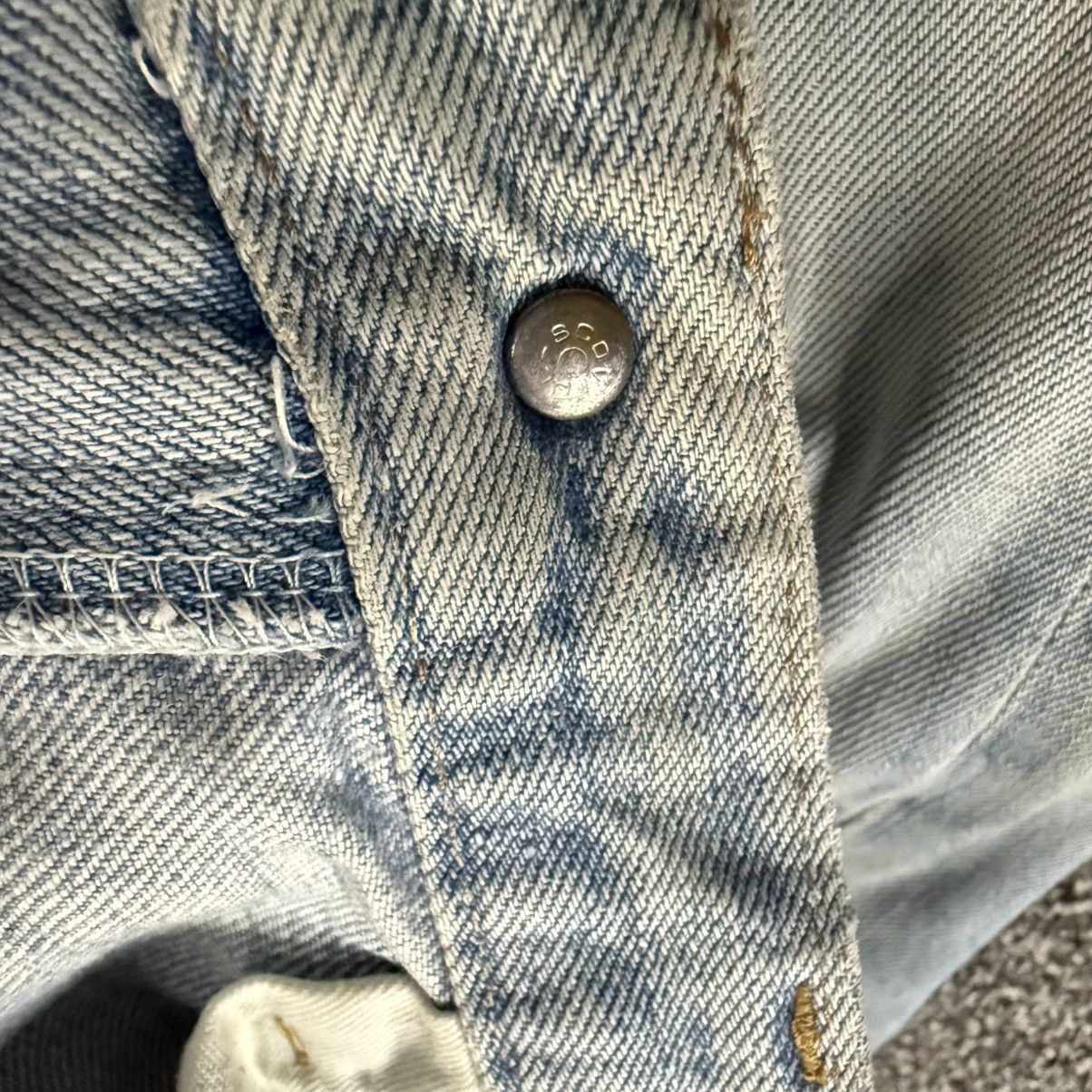 Vintage 🔥🇯🇵 80s Selvedge Denim Wrangler Light Wash Size US 31 - 9 Thumbnail