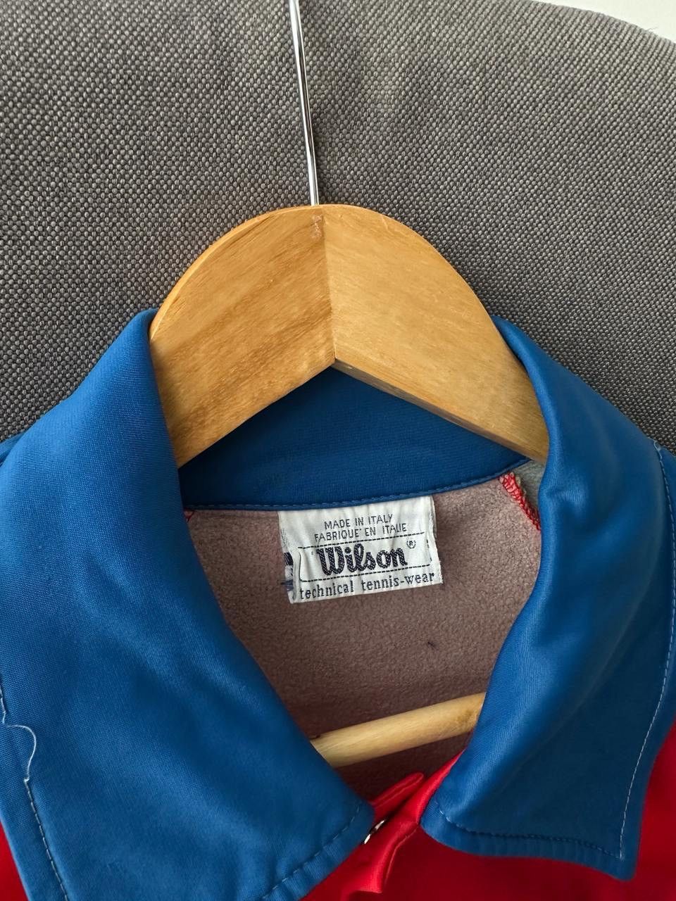 Japanese Brand × Vintage × Wilson Vintage Japanese Wilson Tennis Wear Buttons Blue Hoodie Polo Size US M / EU 48-50 / 2 - 11 Thumbnail