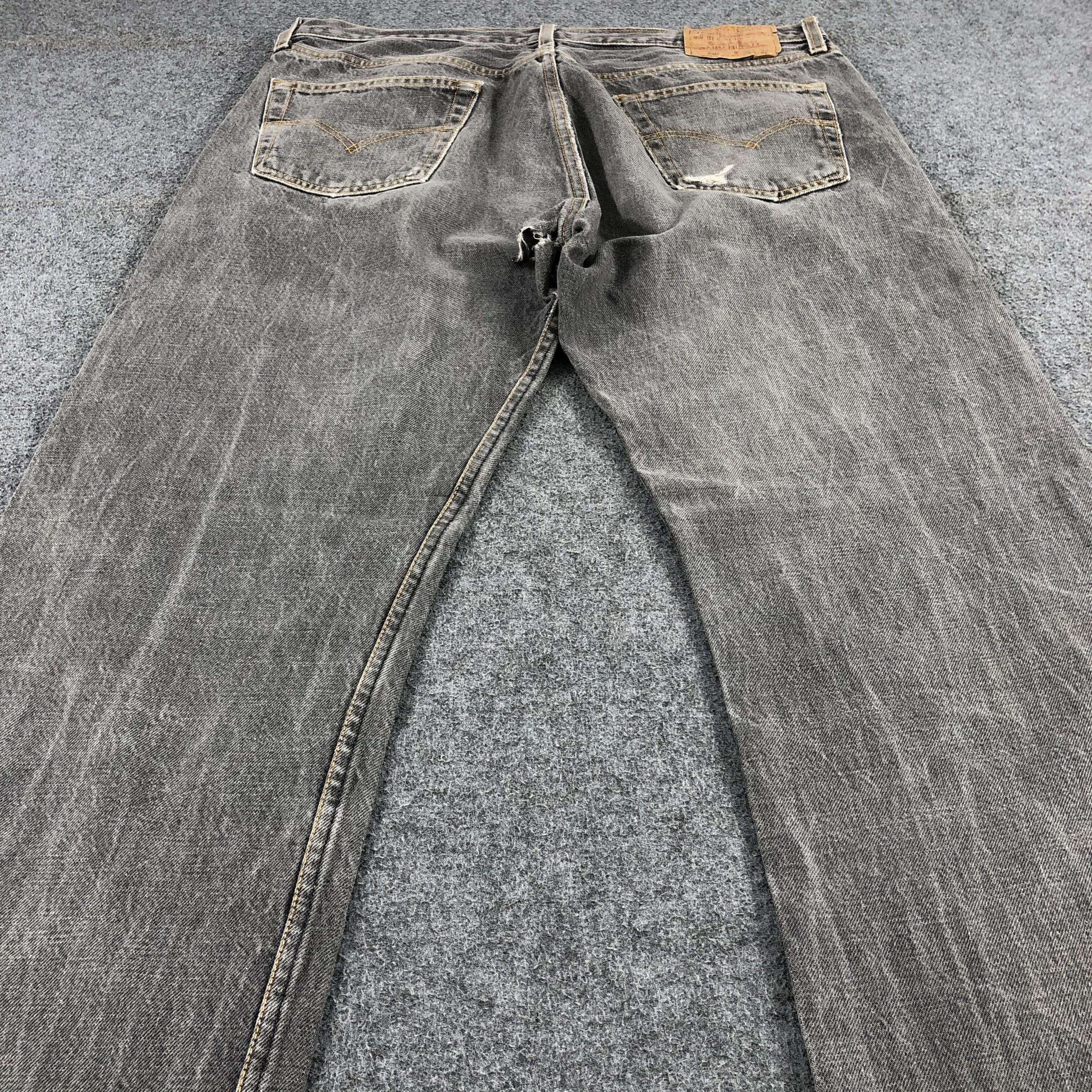 Levi's Vintage 90s Faded Levis Levis 501 Jeans-JM1629 Size US 37 - 4 Thumbnail
