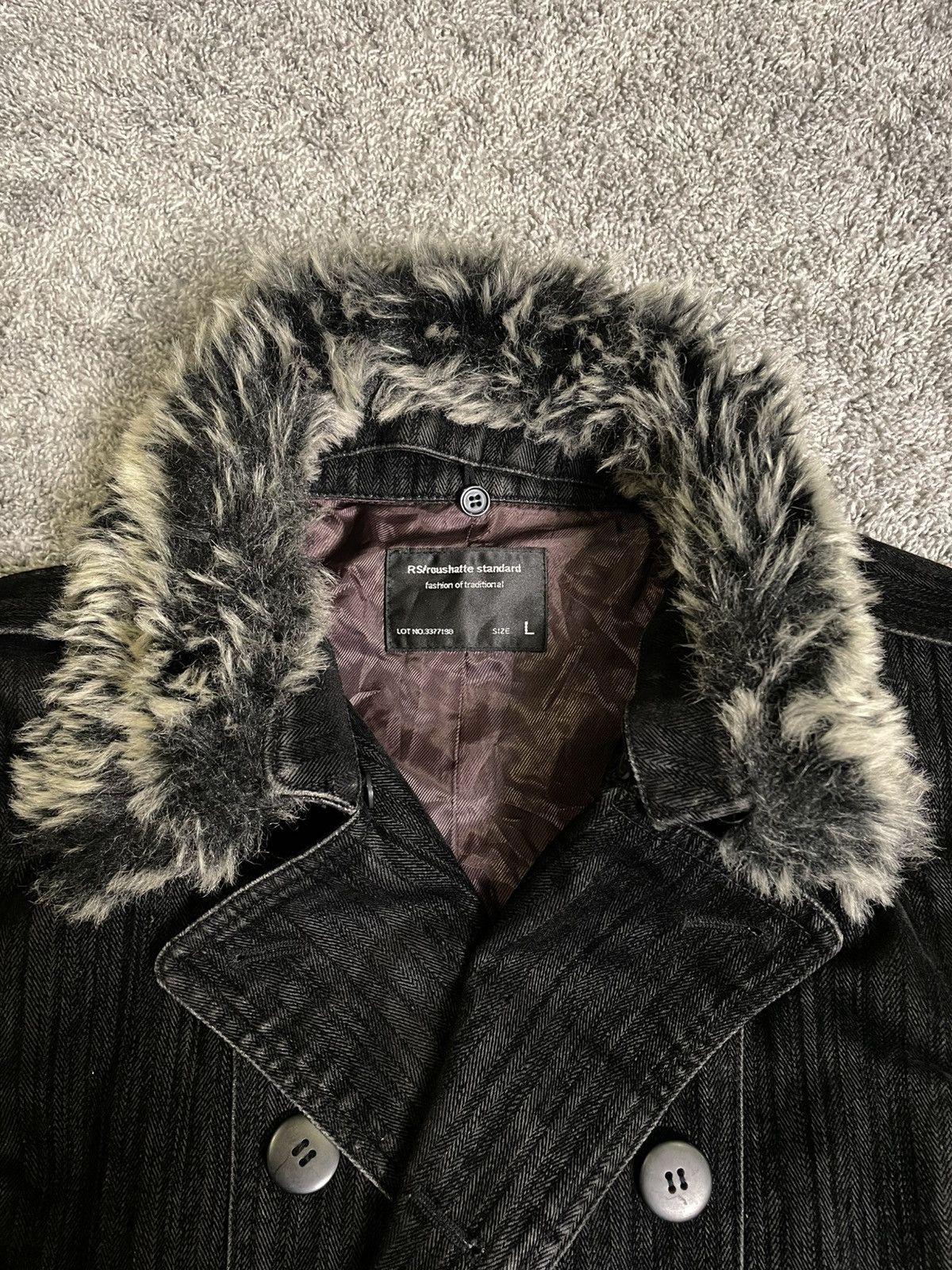Japanese Brand Napoleon Gothic Bondage Fur Jacket Size US M / EU 48-50 / 2 - 5 Thumbnail