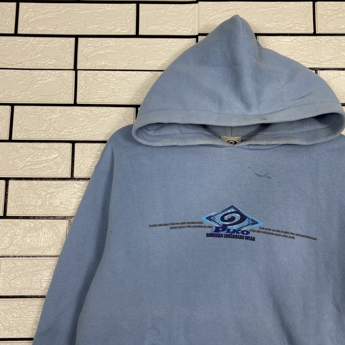 Japanese Brand 📌Vintage Hoodie Pull Over Piko Hawaii big Logo Size US L / EU 52-54 / 3 - 8 Thumbnail