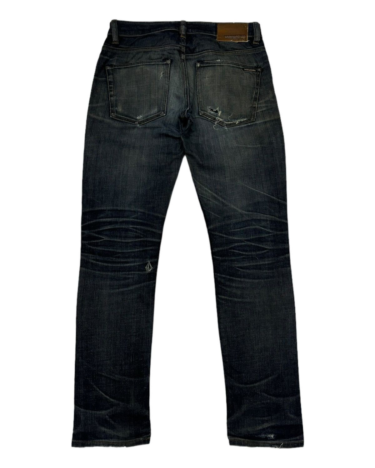 Affliction × Vintage × Volcom 🔥VINTAGE VOLCOM MODERN TAPERER DISTRESS DENIM JEANS Size US 28 / EU 44 - 2 Thumbnail