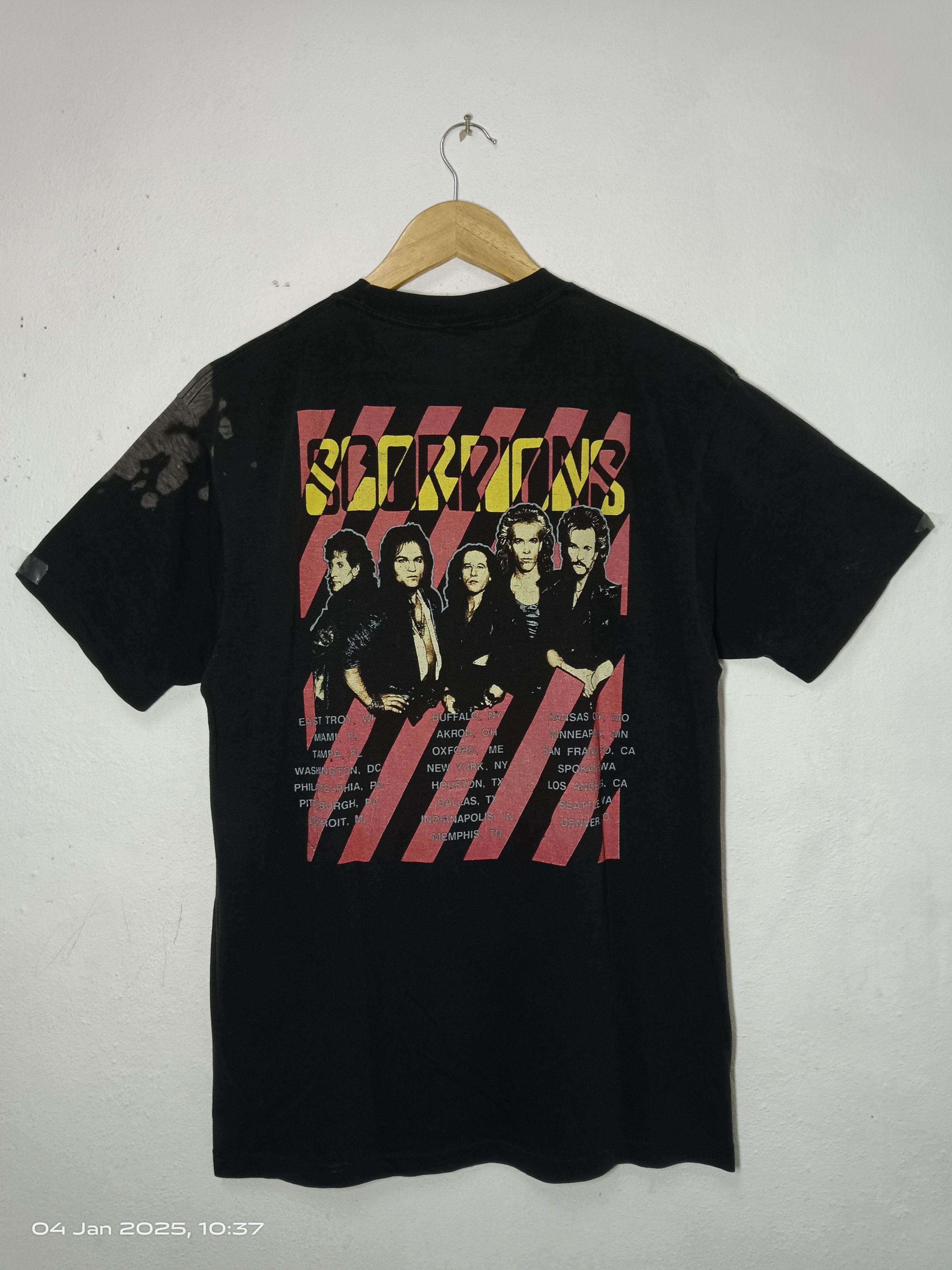 Band Tees × Vintage Vintage 1988 Scorpions Savage Amusement Size US XL / EU 56 / 4 - 2 Thumbnail