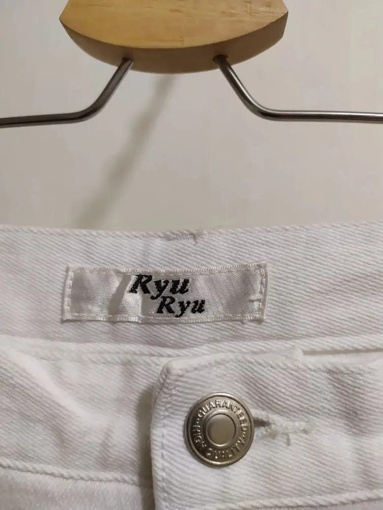 Japanese Brand Japanese Ryuryu Bondage Punk White Pants Size US 28 / EU 44 - 7 Thumbnail