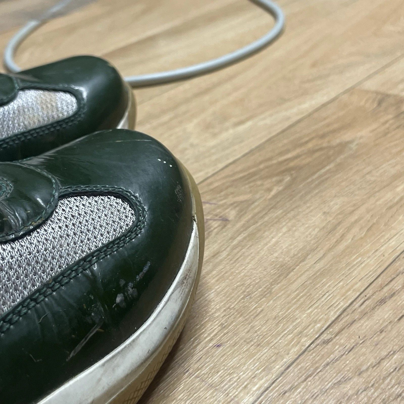 Prada Prada America's Cup Linea Rossa green Patent Leather Mesh Size US 8 / IT 38 - 19 Thumbnail