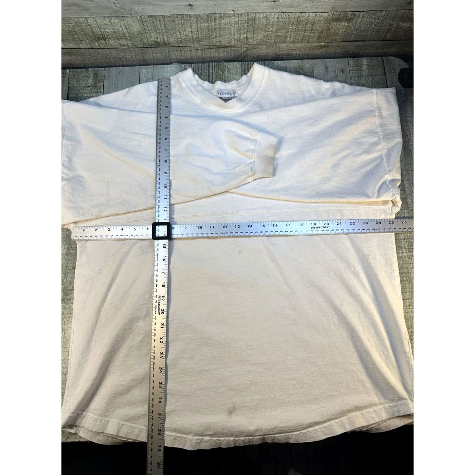 Vintage VINTAGE Bellagio Las Vegas Crewneck Sweatshirt XL Men White 90s Pullover USA 100% Cotton Back Graphic Sleeve Minimal Casual Size US XL / EU 56 / 4 - 3 Thumbnail
