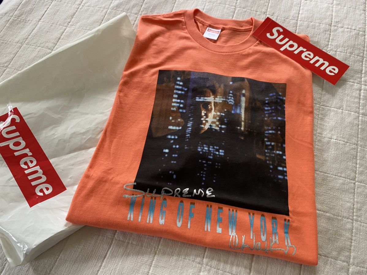 image of Supreme King Of Ny Tshirt XL in Orange, Men's