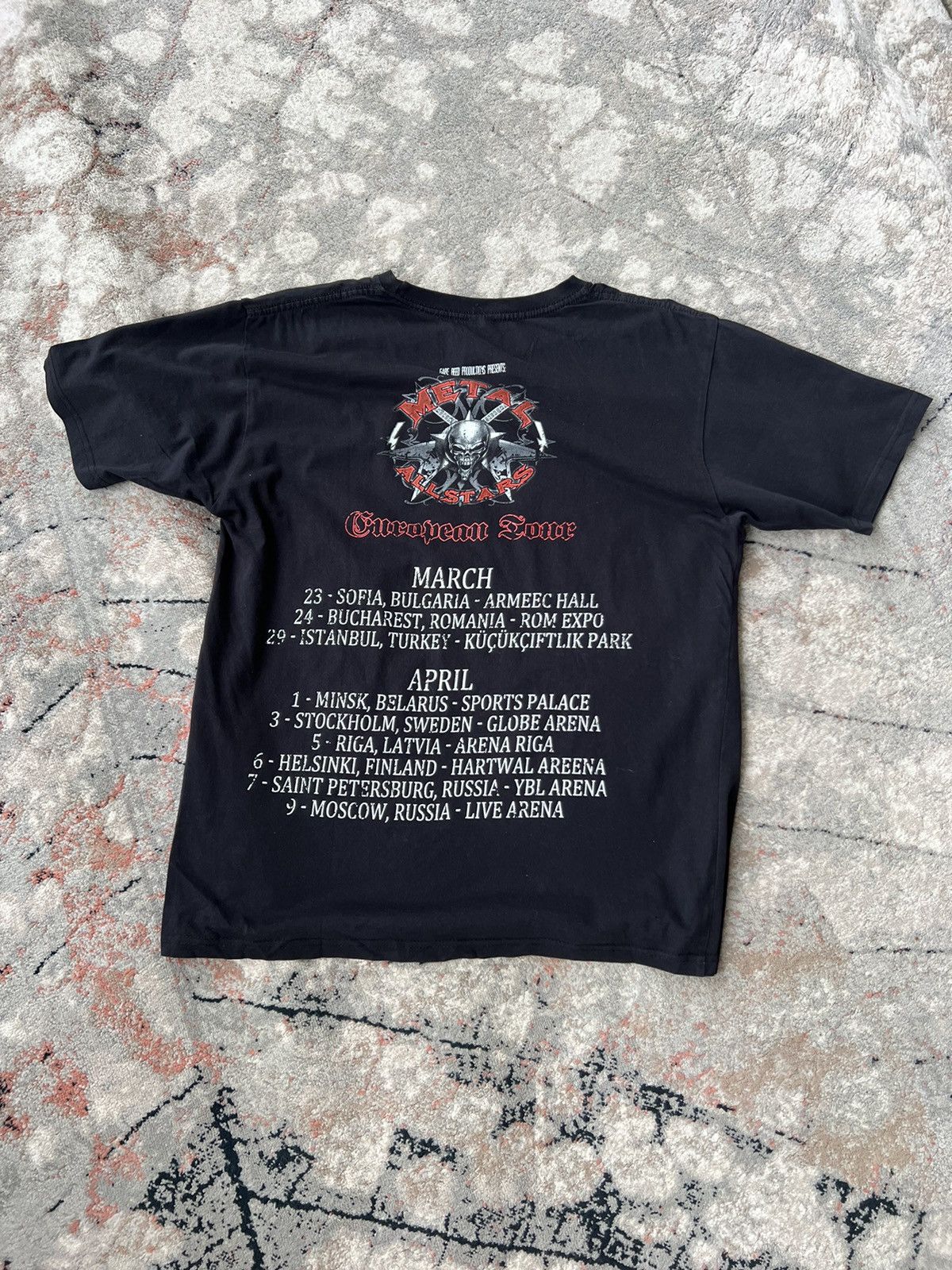 Band Tees Metal All Stars European Tour Tee Size US M / EU 48-50 / 2 - 6 Thumbnail