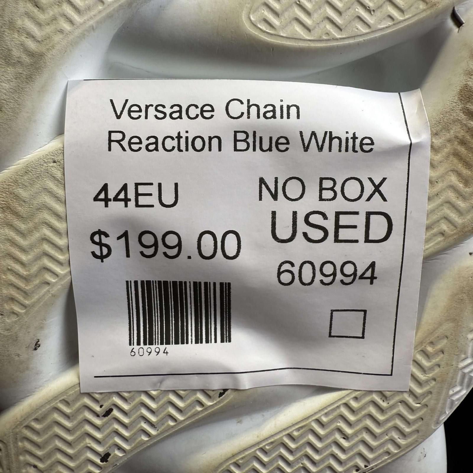 Versace Versace Chain Reaction Blue White 44EU Used No Box Size US 11 / EU 44 - 9 Thumbnail