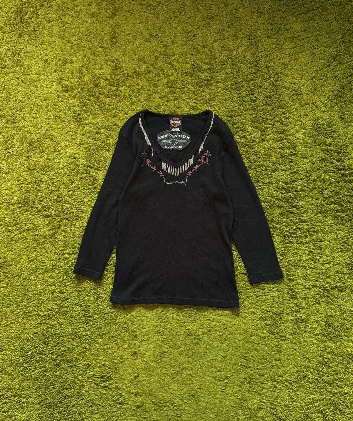 Harley Davidson 🇺🇸 Harley Davidson 2000s vintage made in USA longsleeve Y2K Size M / US 6-8 / IT 42-44 - 1 Thumbnail