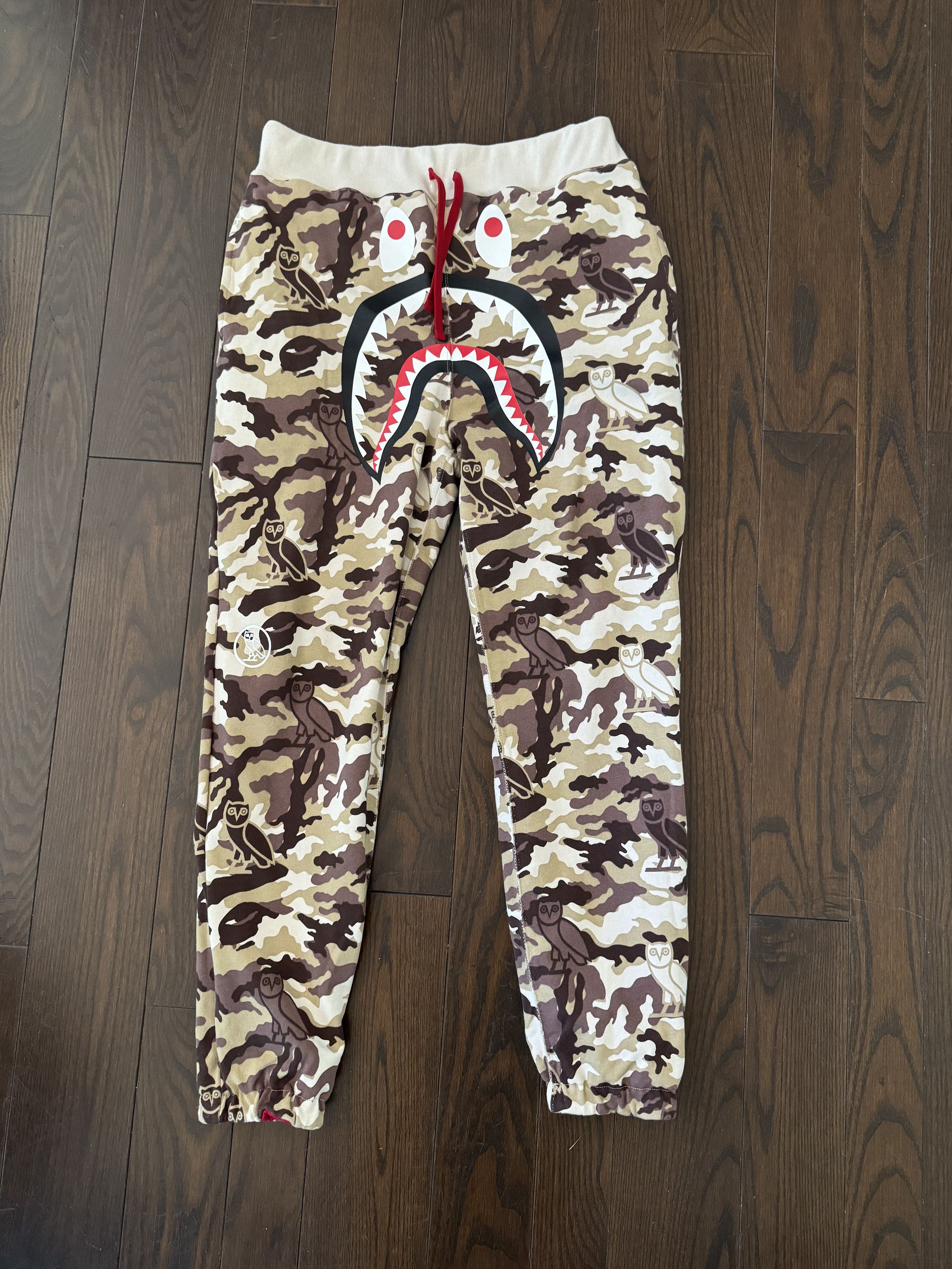Bape × Octobers Very Own Bape x Ovo Woodland Camo Reversible Shark 