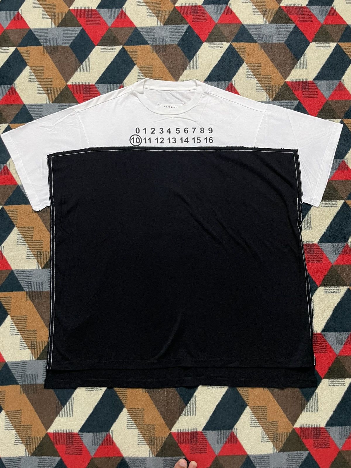 Maison Margiela Maison Margiela Cut And Sew Oversized Tee Size US L / EU 52-54 / 3 - 1 Thumbnail