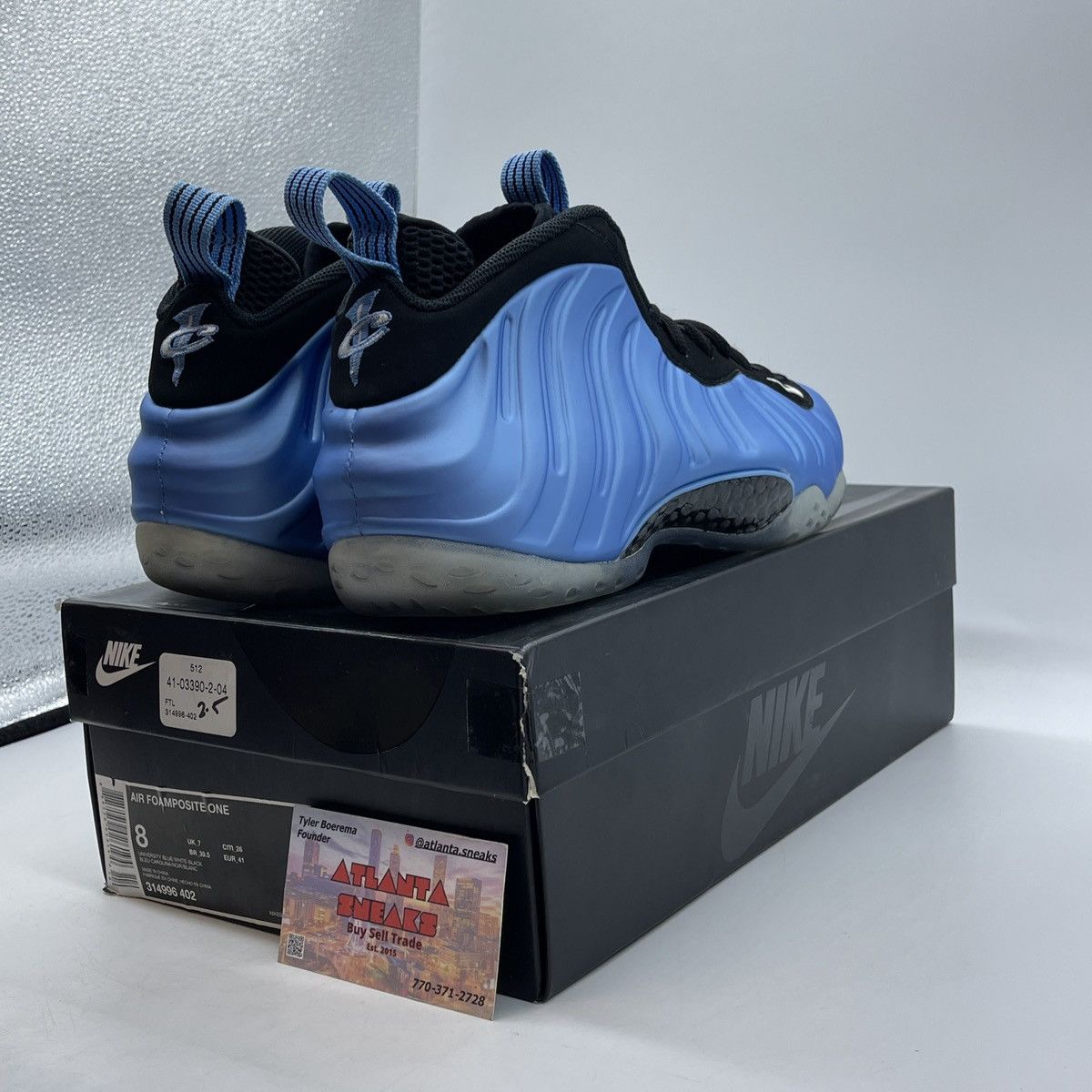Nike Air foamposite one university blue Size US 8 / EU 41 - 5 Thumbnail