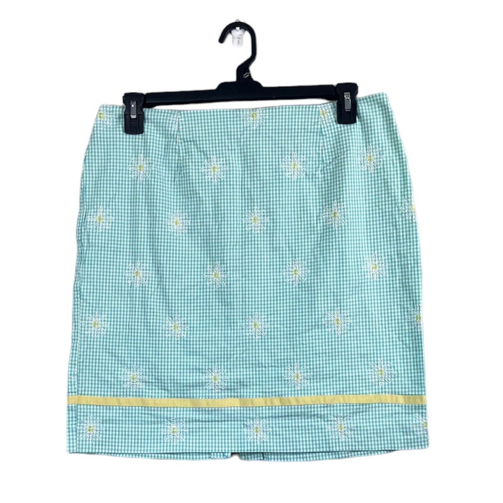 Vintage Vintage Women's Plaid Daisy David Brooks Skirt 14 Size 36" / US 14 / IT 50 - 1 Thumbnail
