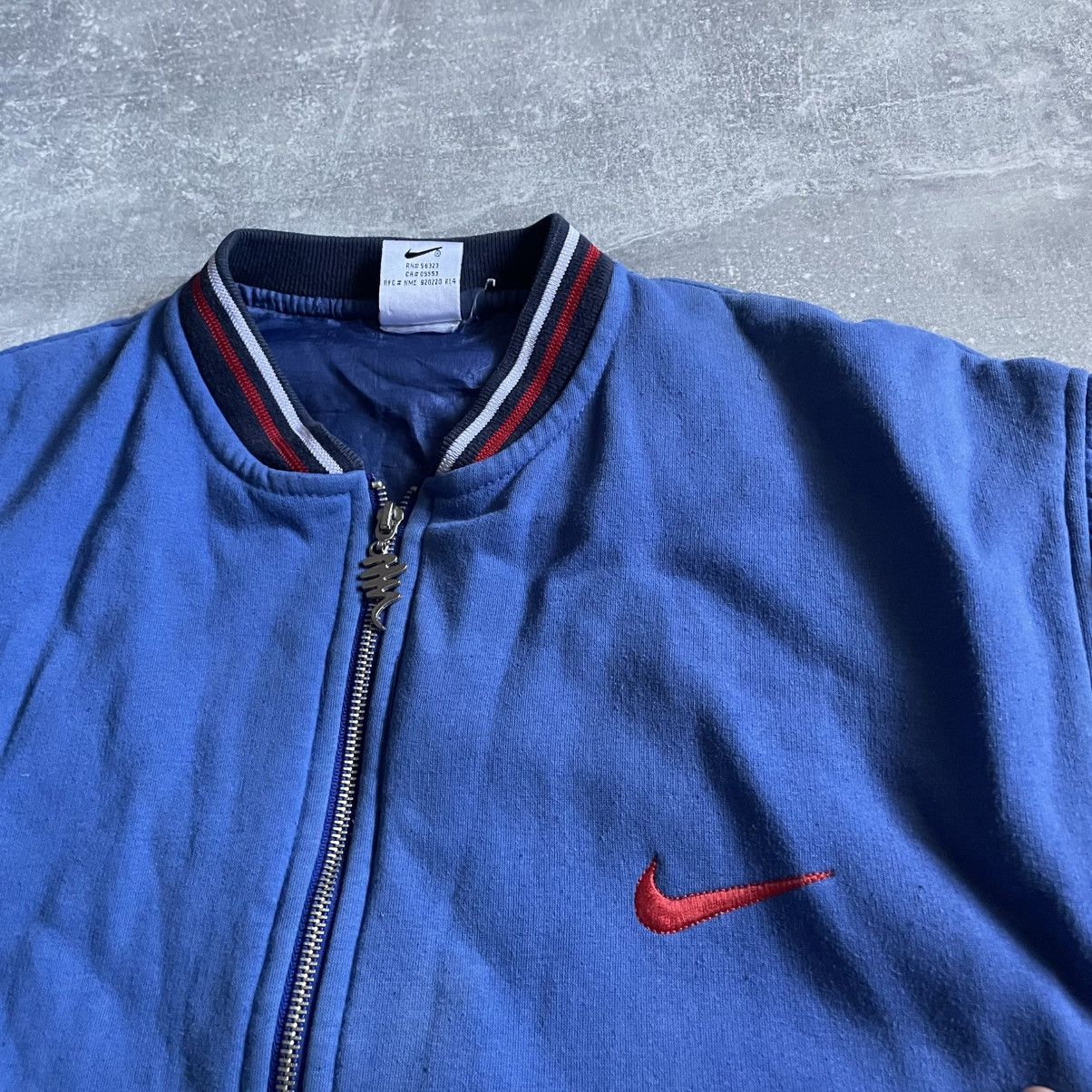 Nike Vintage 90s Nike Air Big Logo Varsity Bomber Jacket baggy tn Size US M / EU 48-50 / 2 - 5 Thumbnail