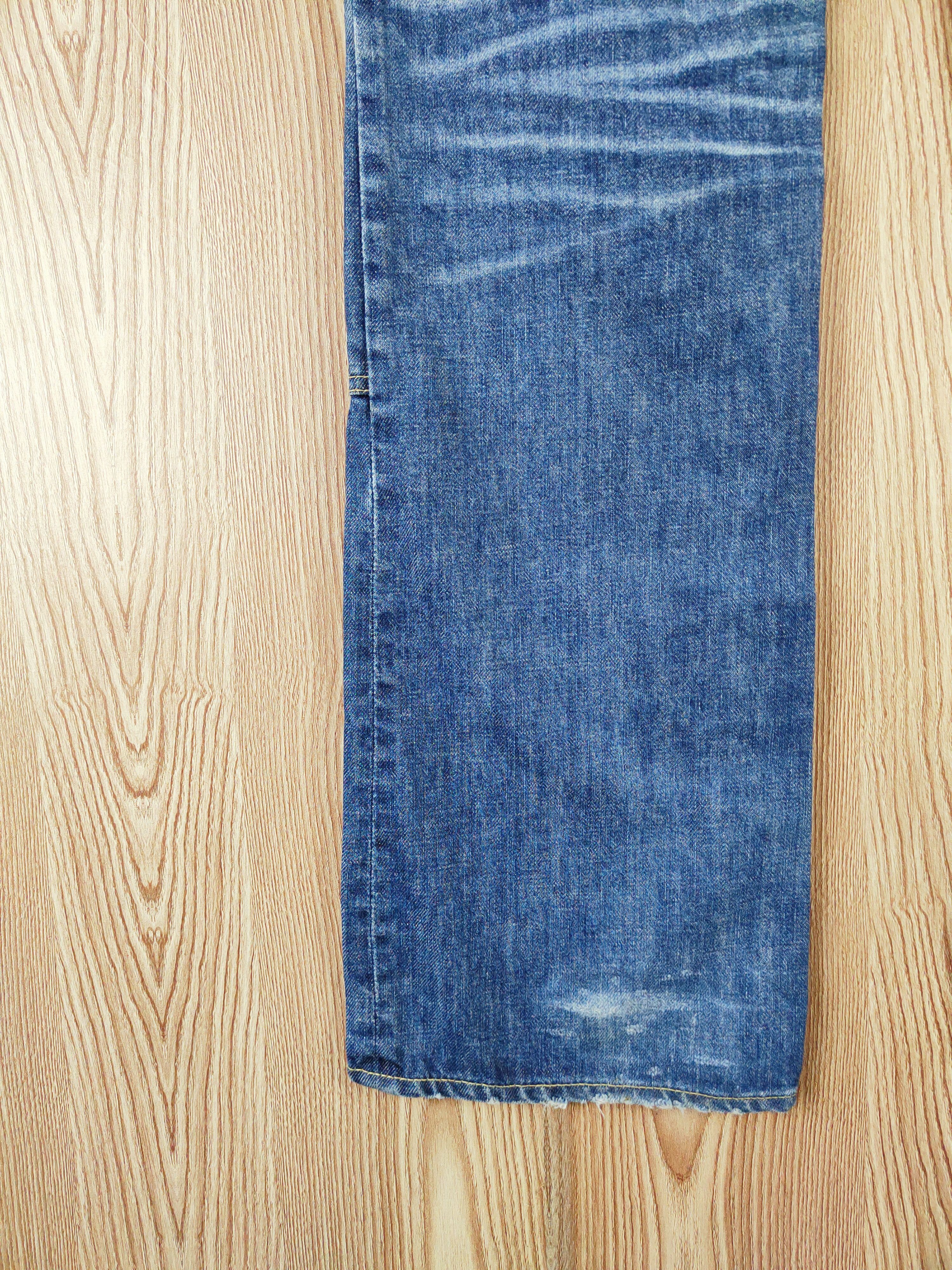 Japanese Brand Purple & Yellow Blue Distressed Ripped Jeans #W384 Size 32" / US 10 / IT 46 - 9 Thumbnail