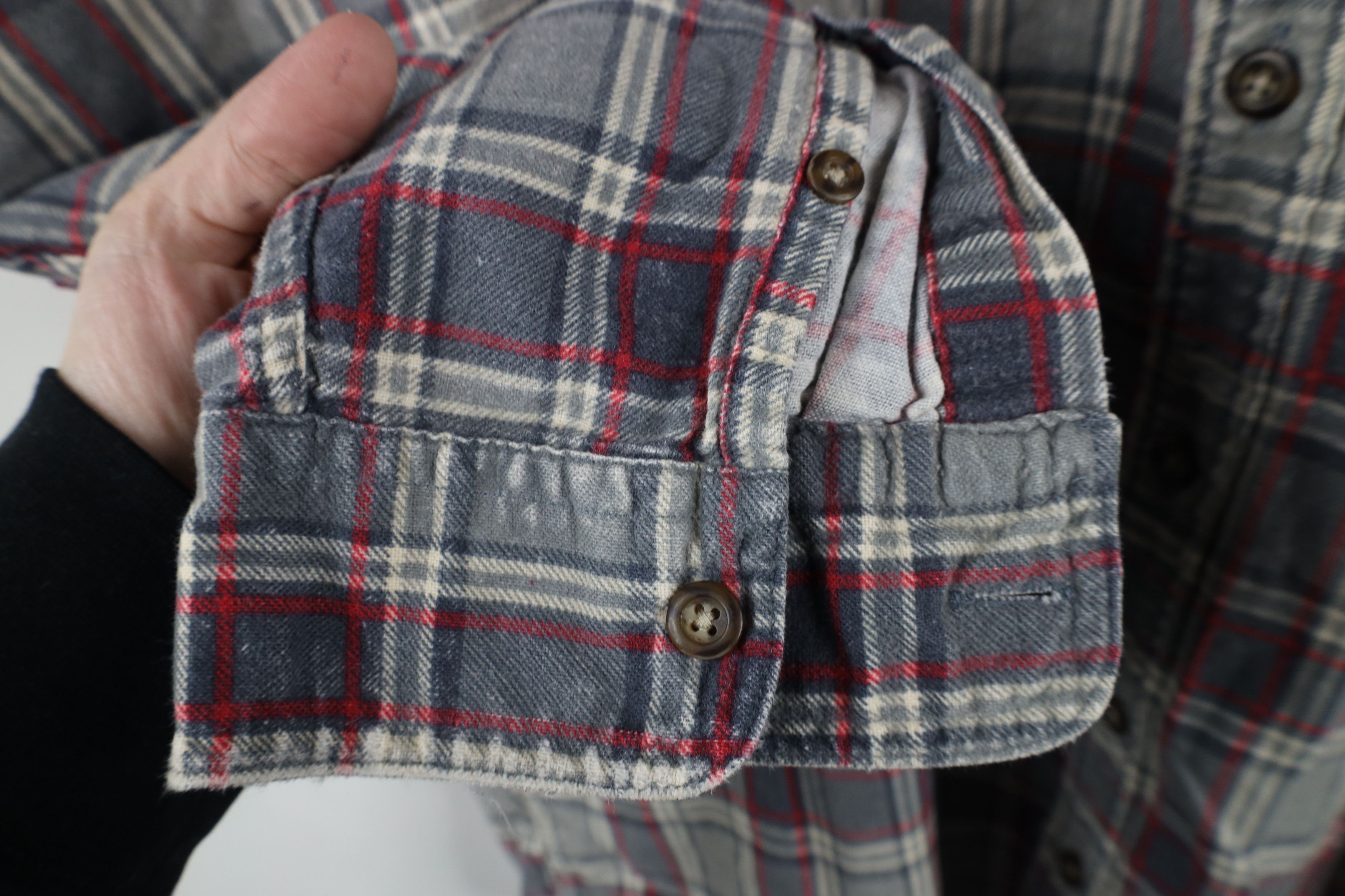J.Crew × Vintage Vintage 90s J Crew Flannel Collared Button Shirt Plaid Size US L / EU 52-54 / 3 - 8 Thumbnail