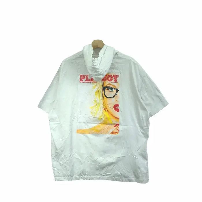 Playboy Vtg 2001 PLAYBOY MAGAZINE PLAYMATE Cover Hoodie Pullover Size M / US 6-8 / IT 42-44 - 1 Thumbnail