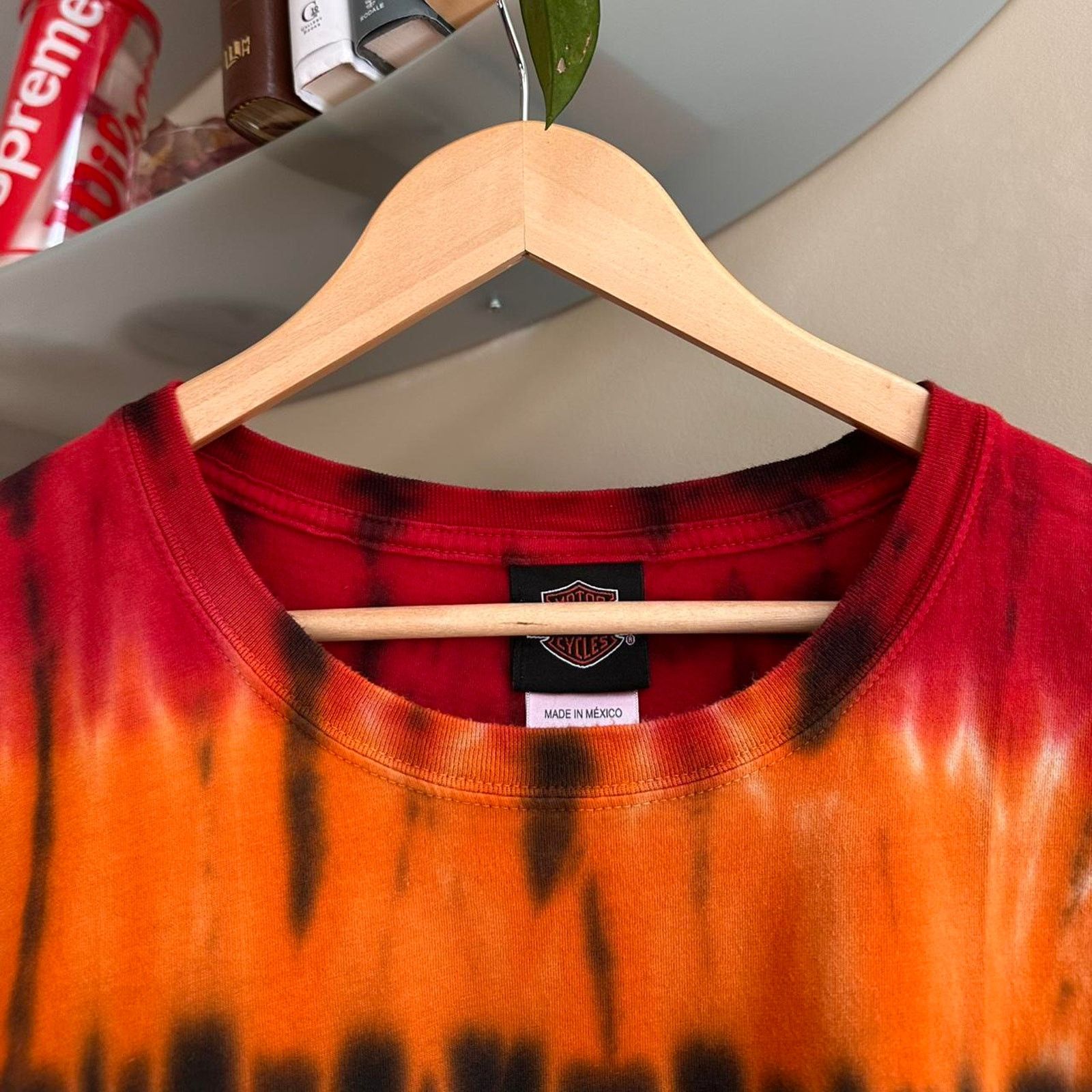 Harley Davidson × Vintage Vintage 2015 Harley Davidson Tie Dye Shirt Size US XXL / EU 58 / 5 - 4 Thumbnail