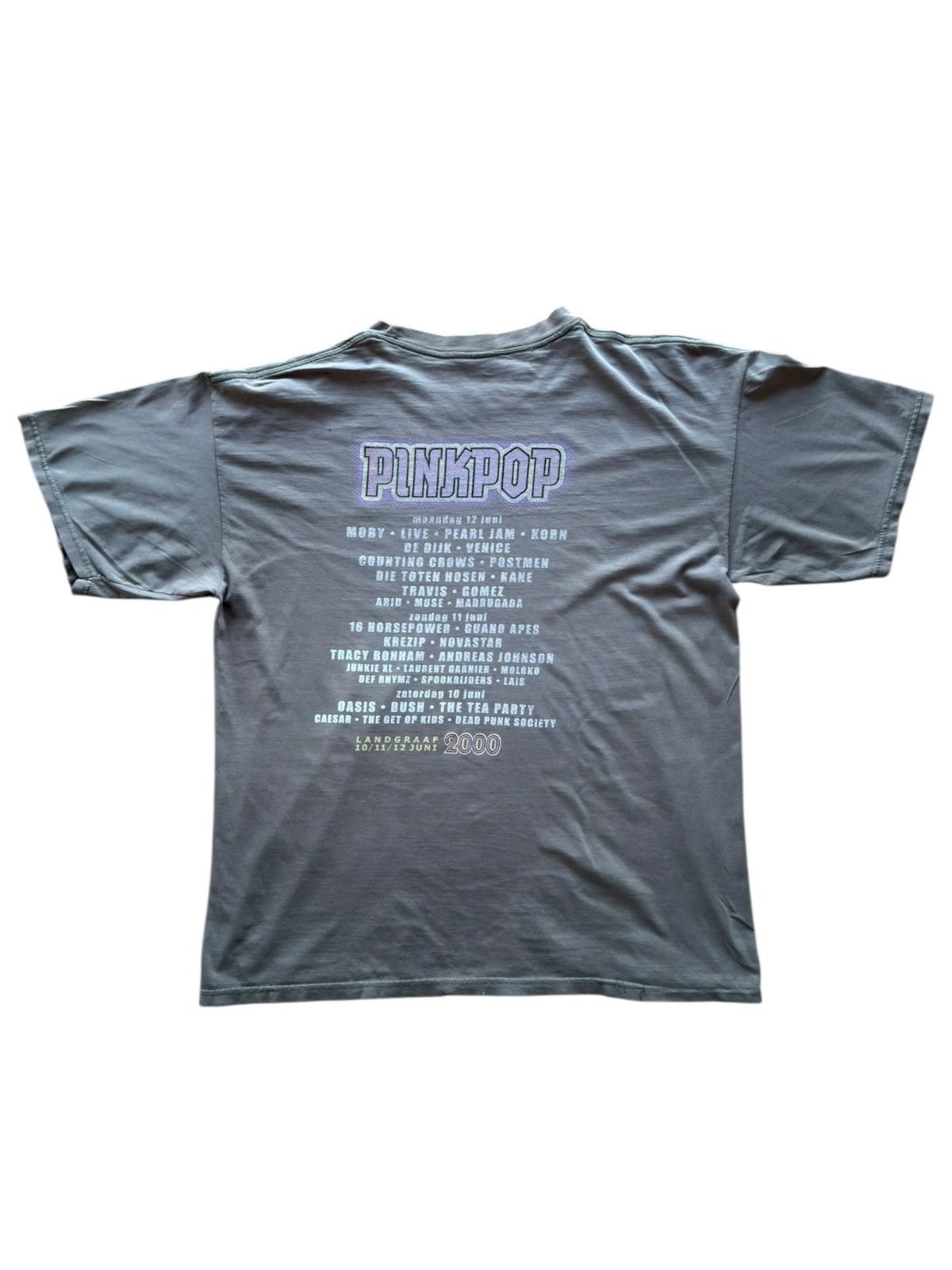 Band Tees *RARE* PINKPOP FESTIVAL ROCK POP BAND OASIS KORN 2000 Y2K Size US XL / EU 56 / 4 - 7 Thumbnail