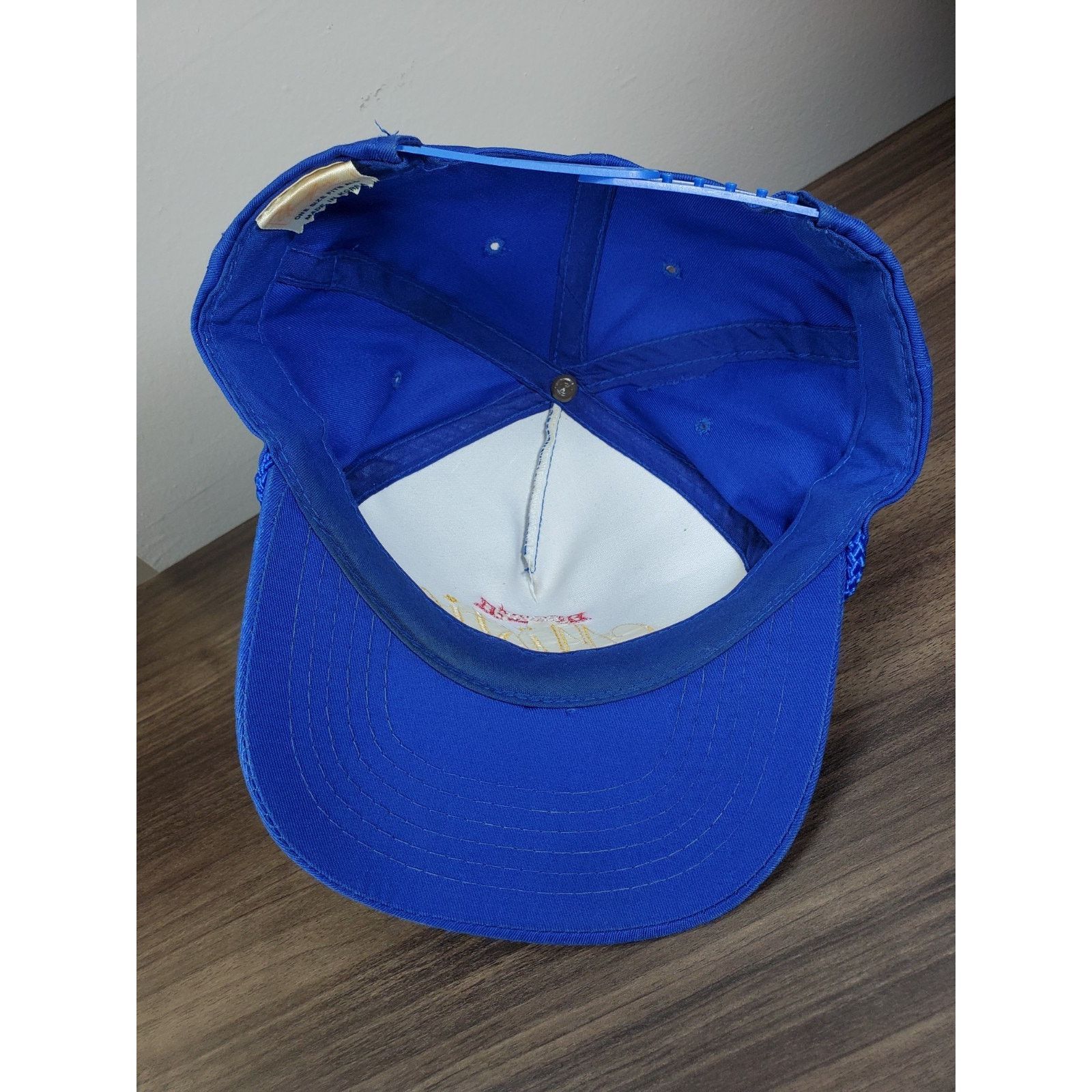 Vintage Royal Mistic Premium Natural Beverages Blue Snapback Hat Cap Size ONE SIZE - 9 Thumbnail