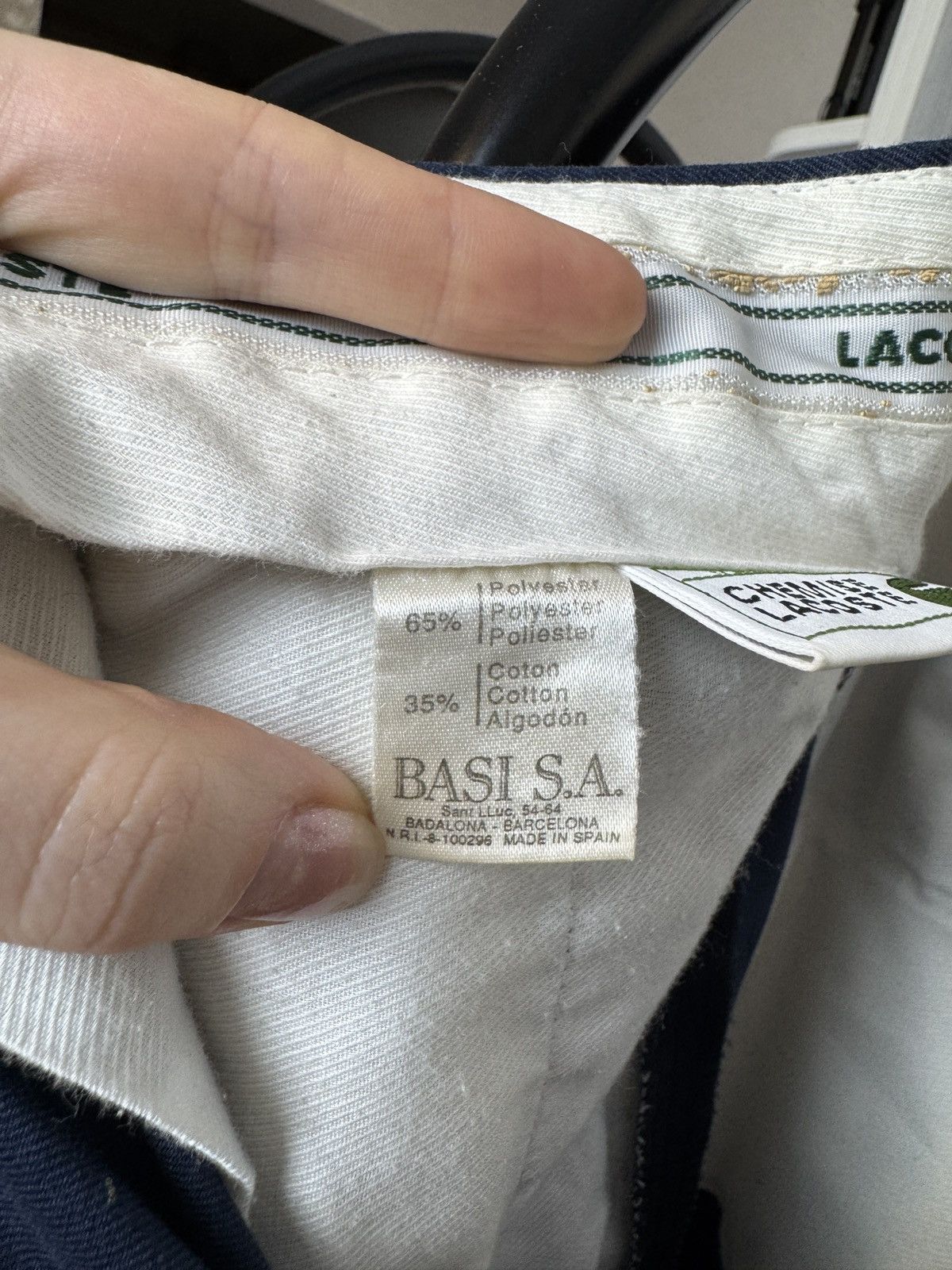 Lacoste Chemise Lacoste vintage 90s wide chino pants Size US 36 / EU 52 - 15 Thumbnail