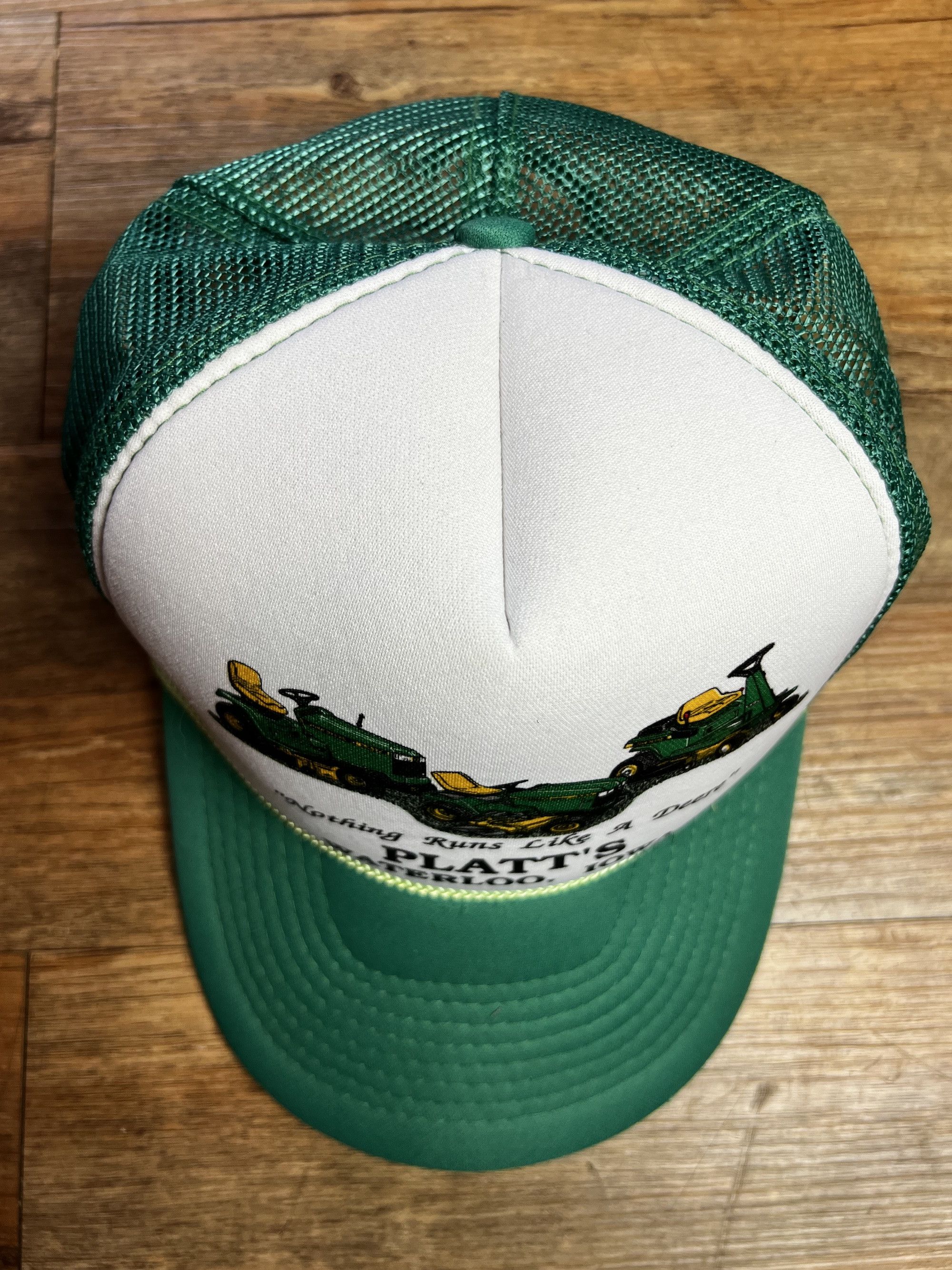 John Deere 80's John Deere Regional Snapback Hat Platt's Waterloo Iowa Size ONE SIZE - 3 Thumbnail