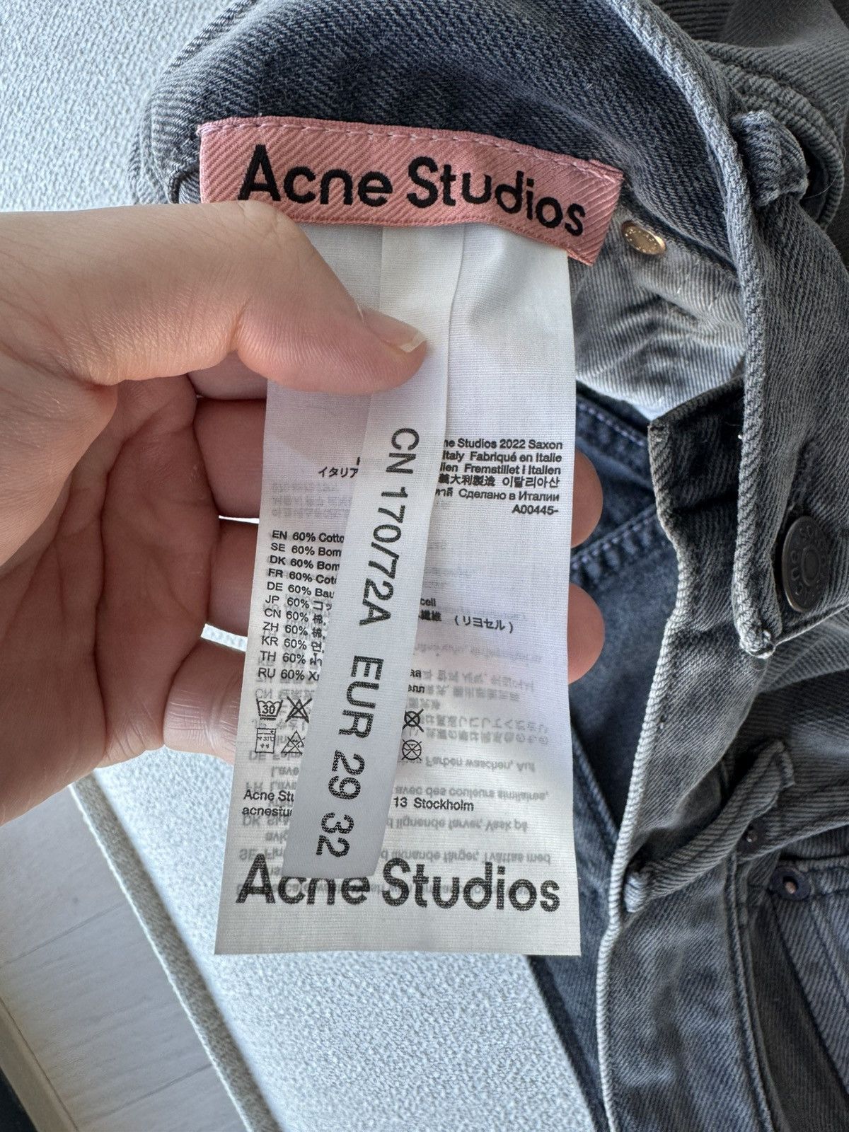 Acne Studios Acne Studios Jeans Saxon 2022 Size 29" - 3 Thumbnail