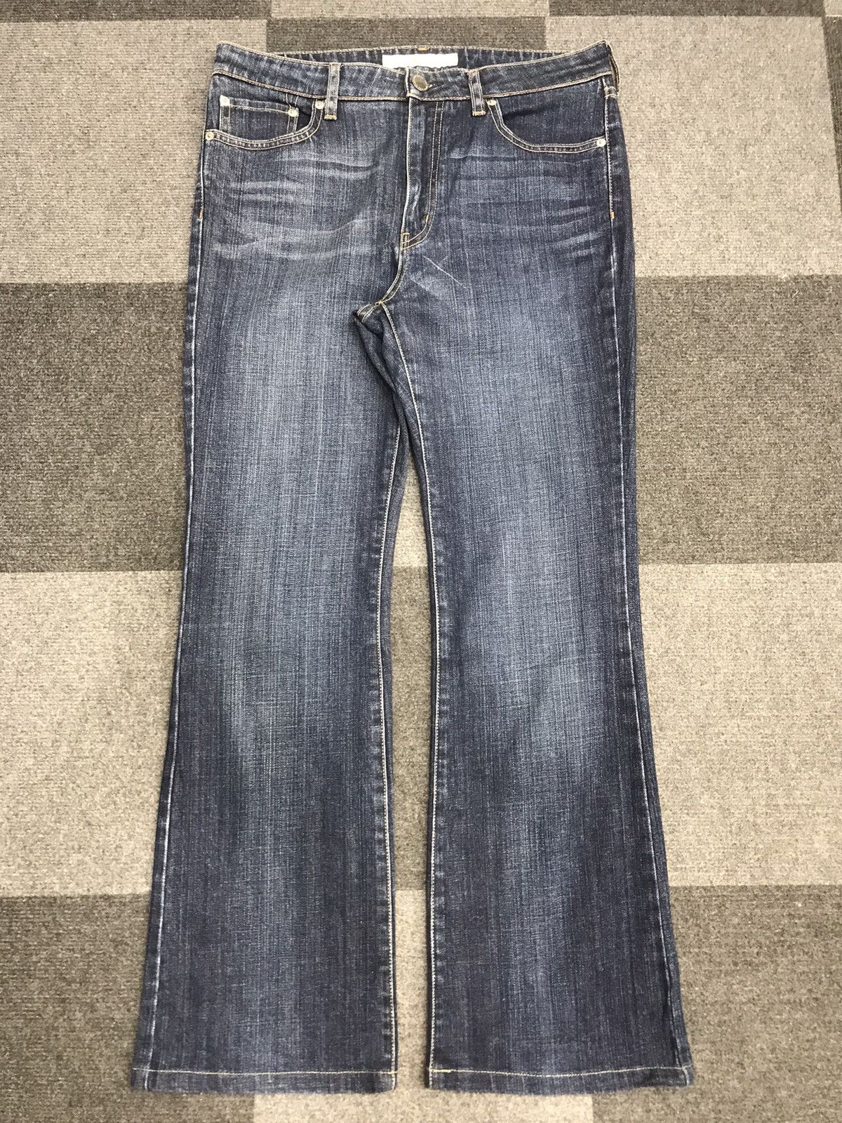 Japanese Brand Flare🔥Uniqlo Flare Stretchable Jeans F14 Size US 32 / EU 48 - 3 Thumbnail
