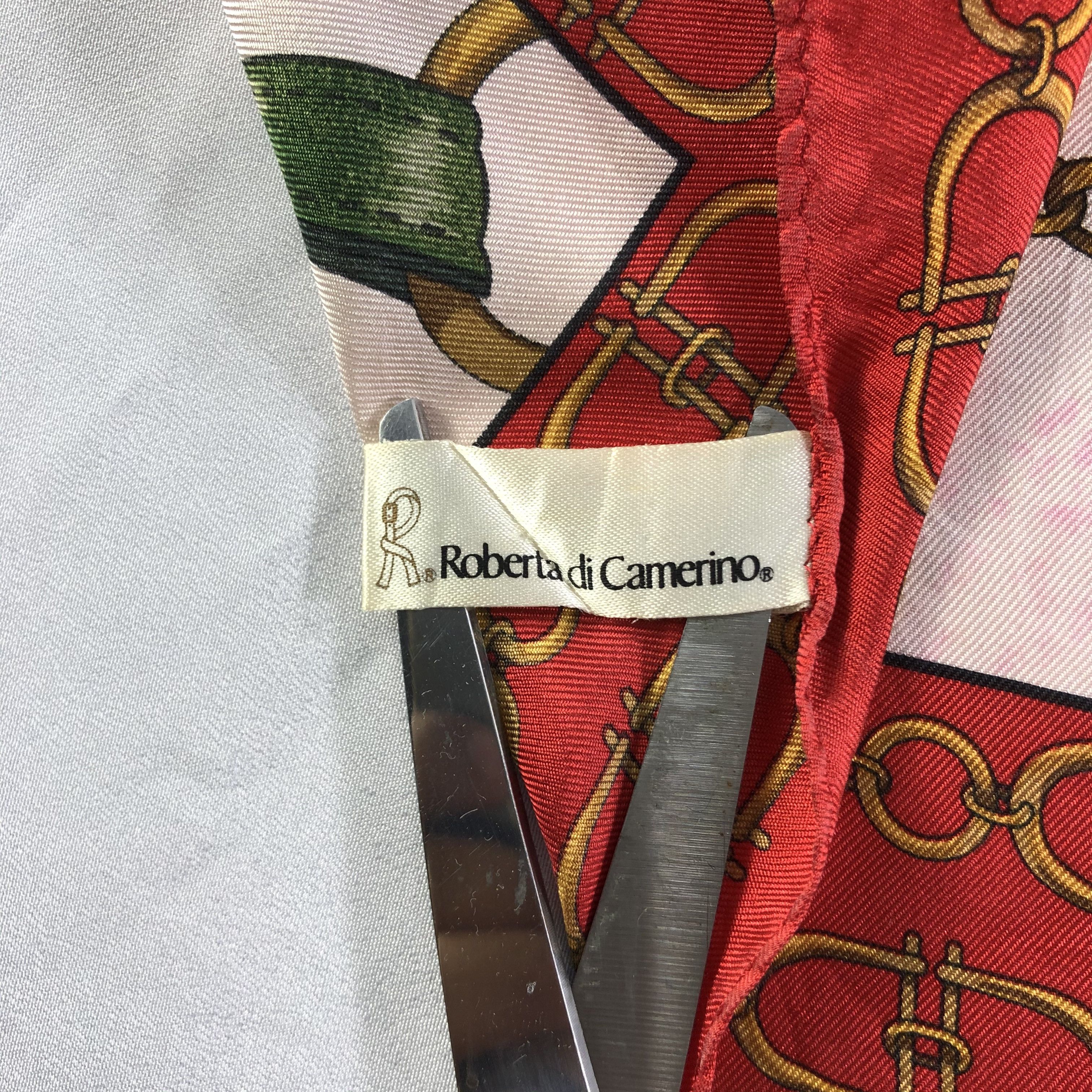 Roberta di Camerino × Vintage Vintage Roberta Di Camerino Silk Scarf Size ONE SIZE - 6 Thumbnail