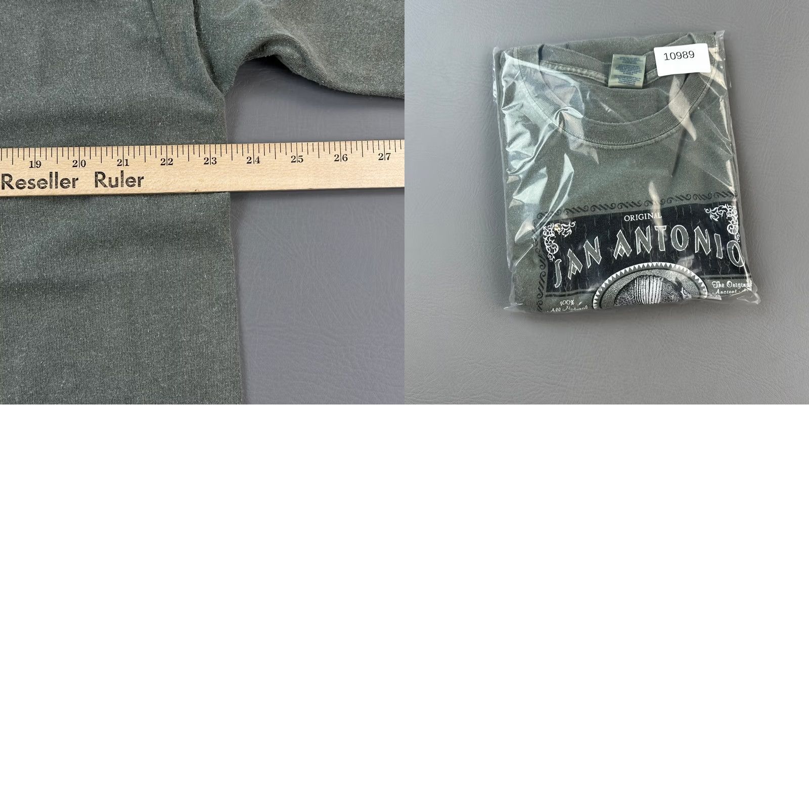 Gildan Gildan Shirt Mens XL Olive San Antonio Armadillo Amber Ale Beer Logo Graphic Tee Size US XL / EU 56 / 4 - 8 Thumbnail