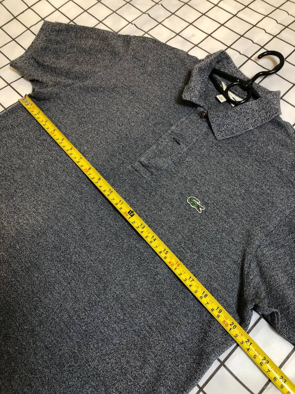 Lacoste LACOSTE SPORT Gray Short Sleeve Polo Shirt Size M Size US M / EU 48-50 / 2 - 7 Thumbnail