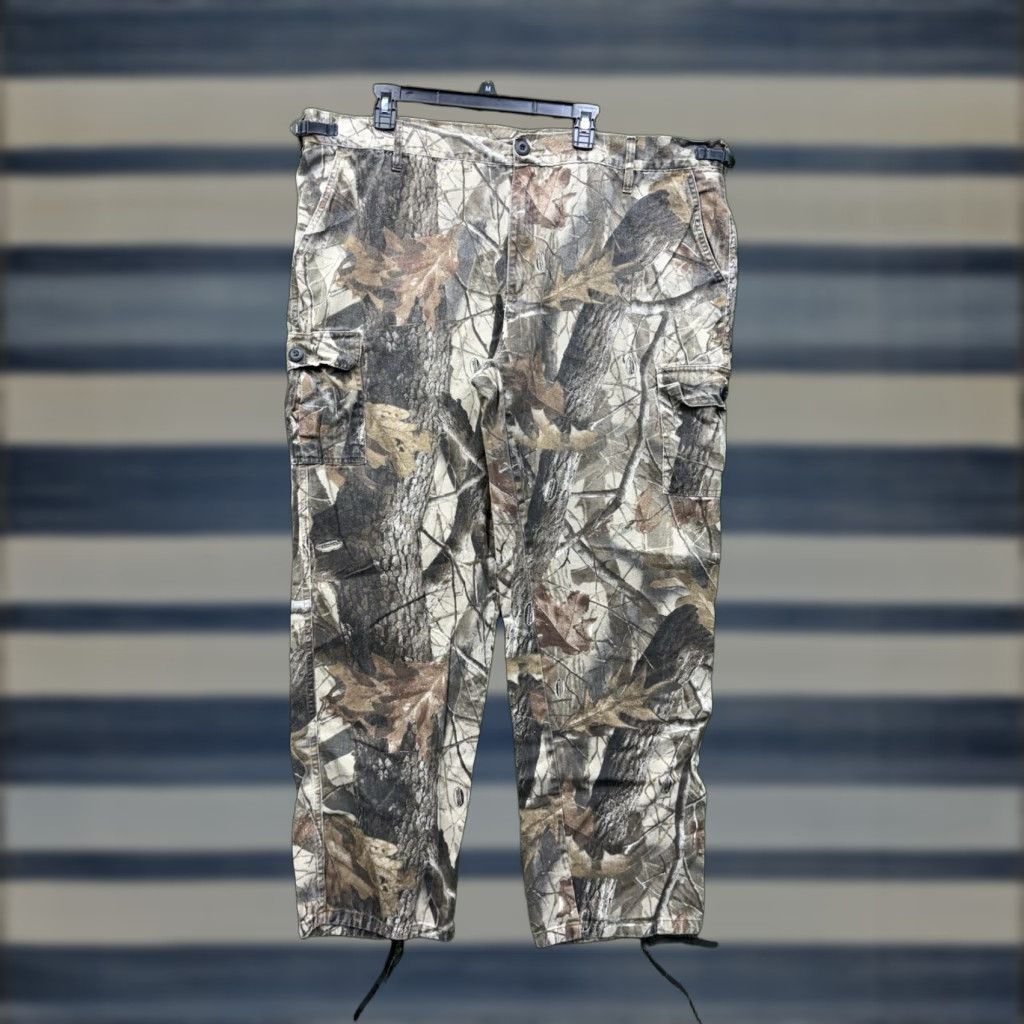 Realtree VINTAGE Liberty Realtree Treebark Camo Pants Mens 2XL Made in USA Hunting 90s Size US 39 - 1 Thumbnail