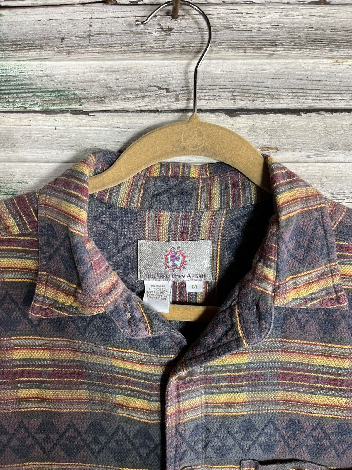 Vintage Vintage Aztec Print Northwest Territory shirt Size US M / EU 48-50 / 2 - 4 Thumbnail
