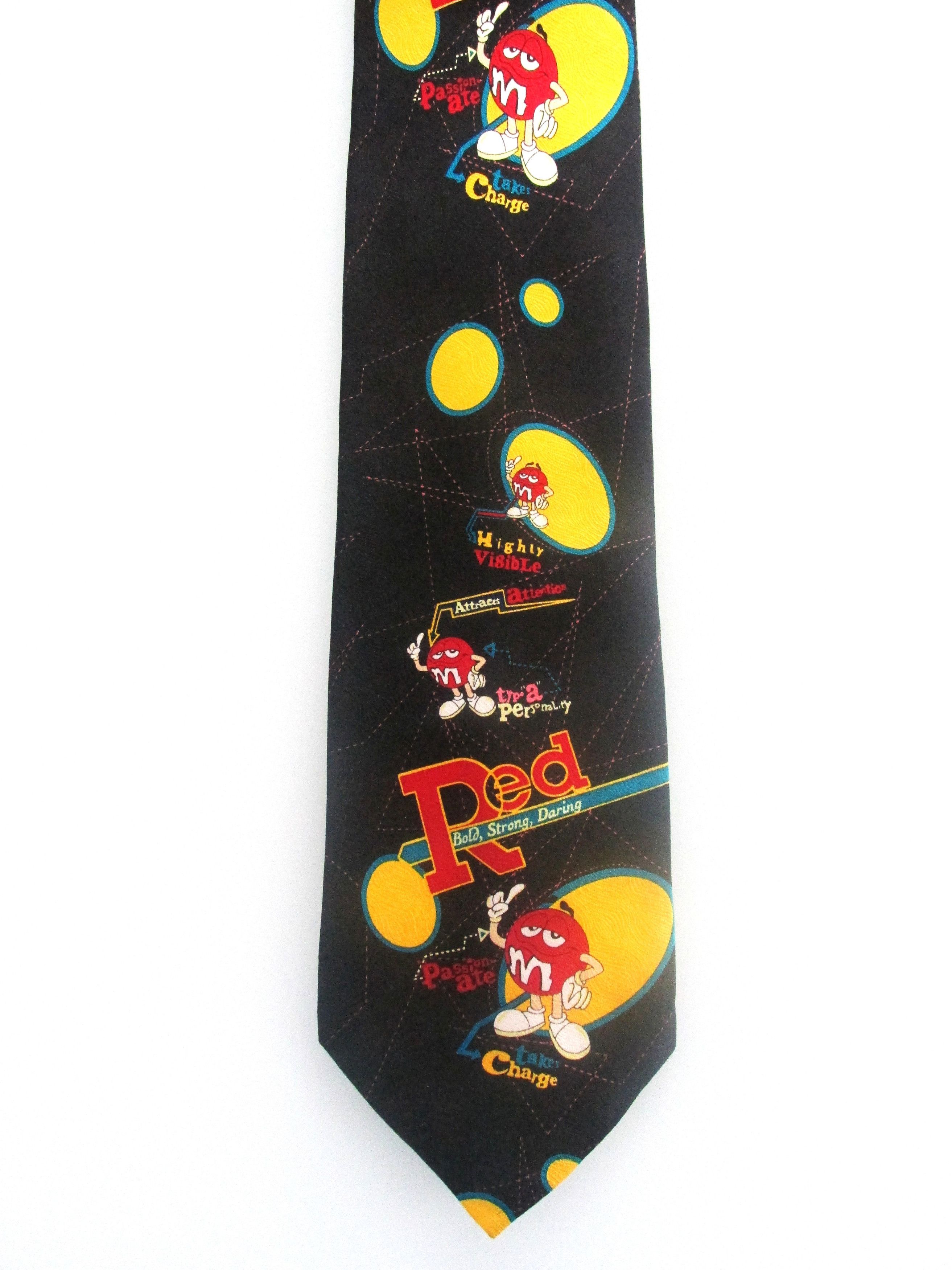 Other M&M's Character Men's Silk Tie Size ONE SIZE - 2 Thumbnail