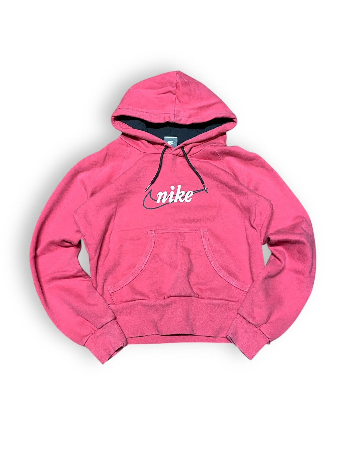 Vintage Vintage Y2K Nike Hoodie Sweater Pink Size S / US 4 / IT 40 - 1 Thumbnail