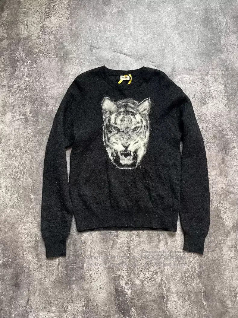 Saint Laurent Paris Saint Laurent Paris Tiger Head Sweater Size US M / EU 48-50 / 2 - 1 Thumbnail