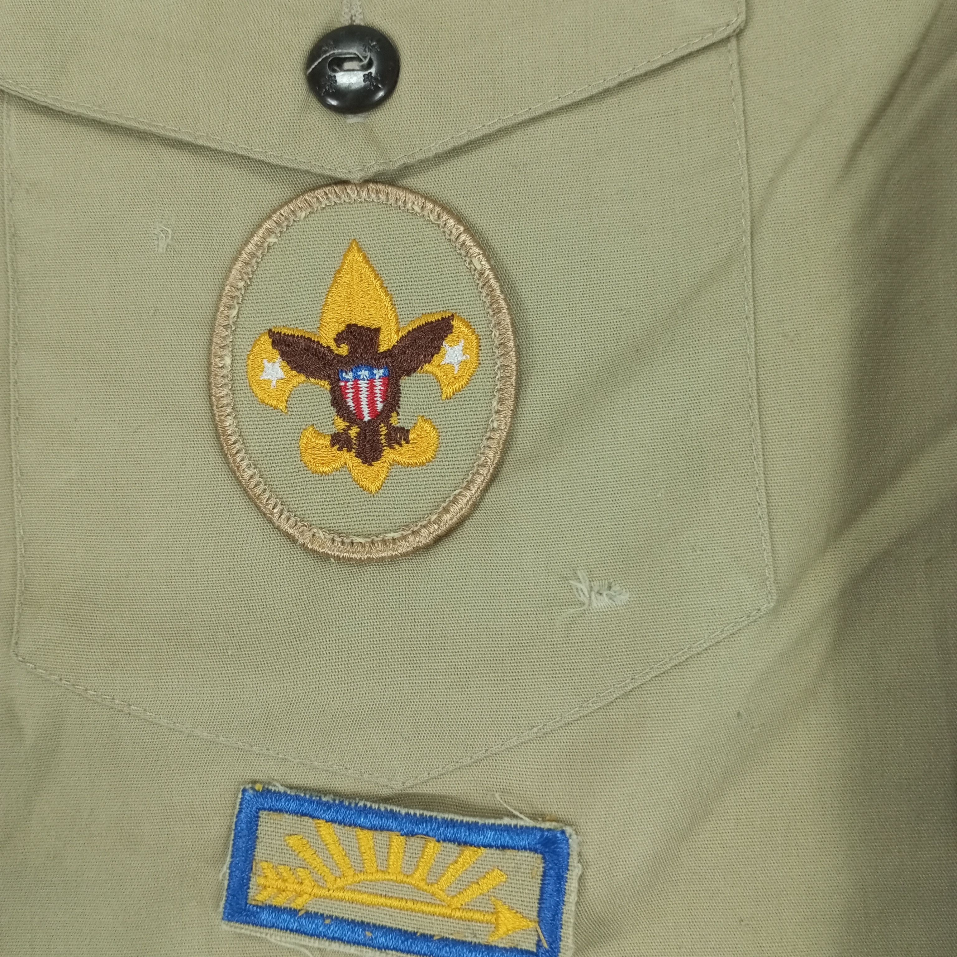 Vintage Boy Scout Of America Uniform Shirt Style Size US XL / EU 56 / 4 - 5 Thumbnail