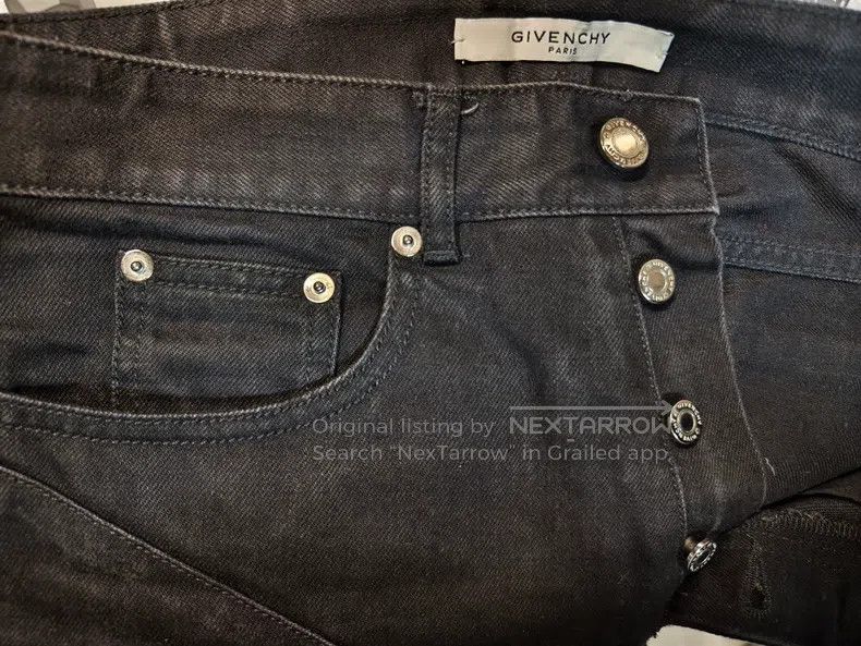 Other Givenchy Motorcycle Denim Pants Size US 28 / EU 44 - 2 Thumbnail